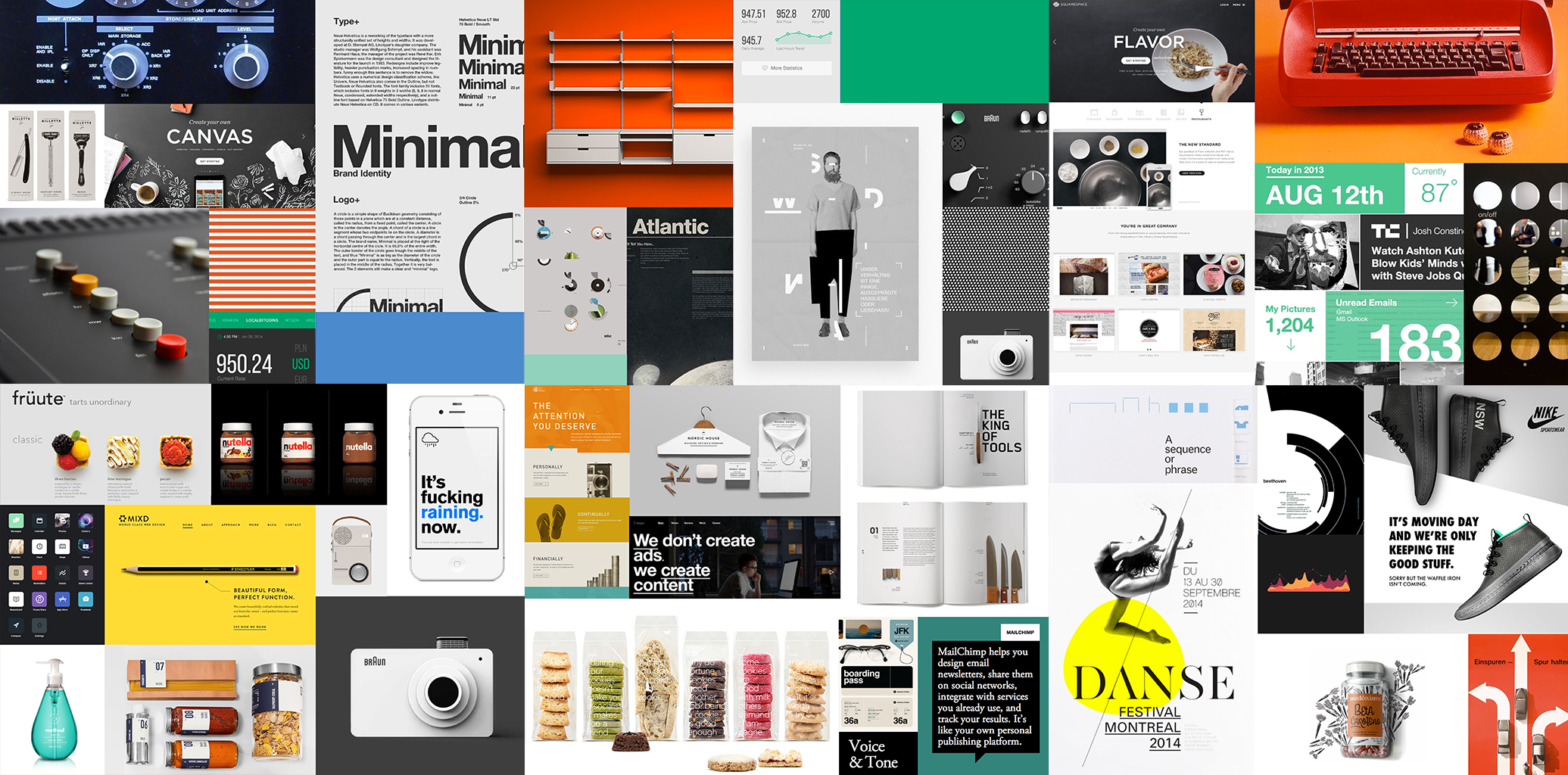 We started by moodboarding and defining design principles that would guide both the look and voice of the site.