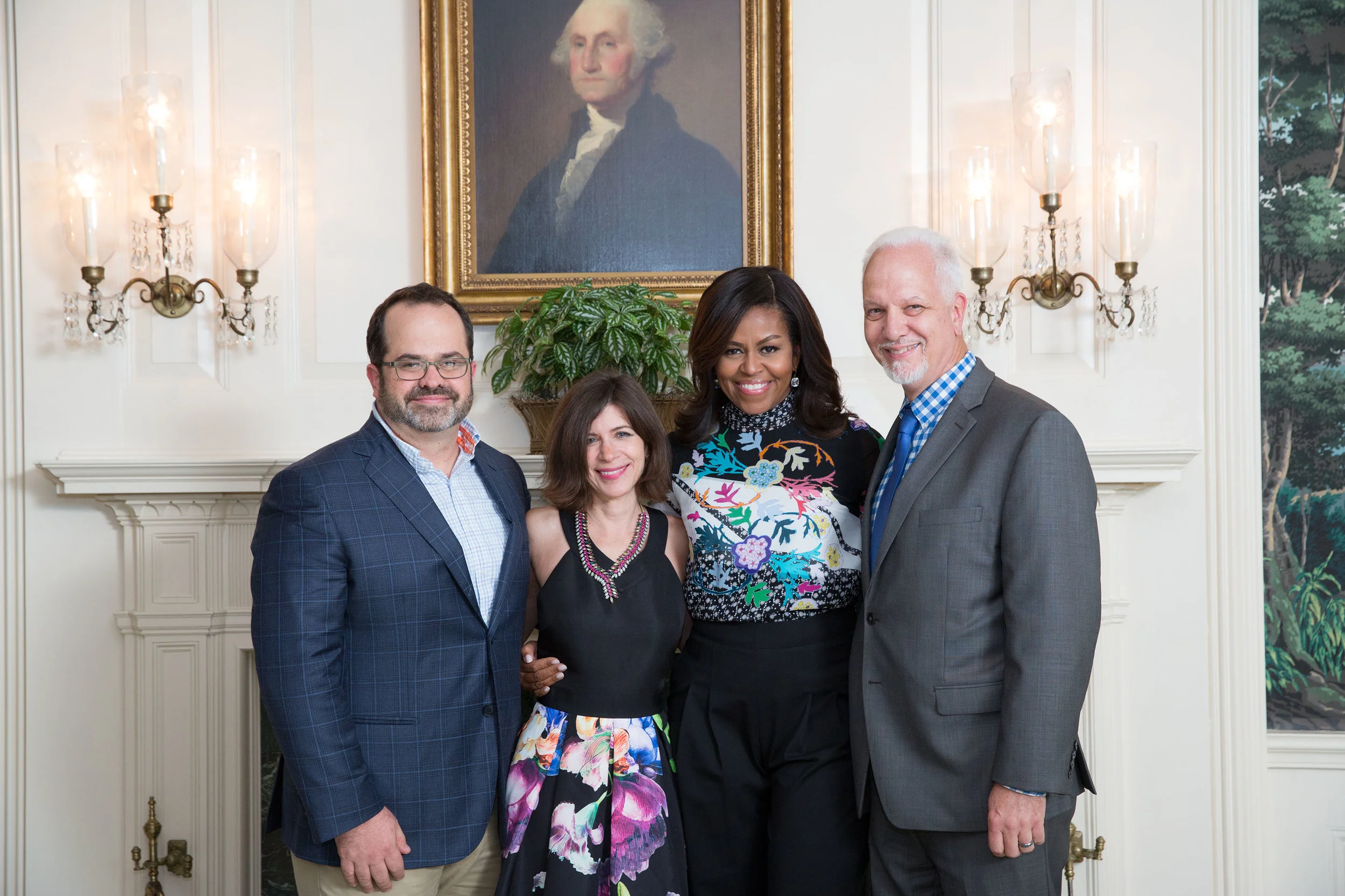 Photo with the First Lady in 2016.