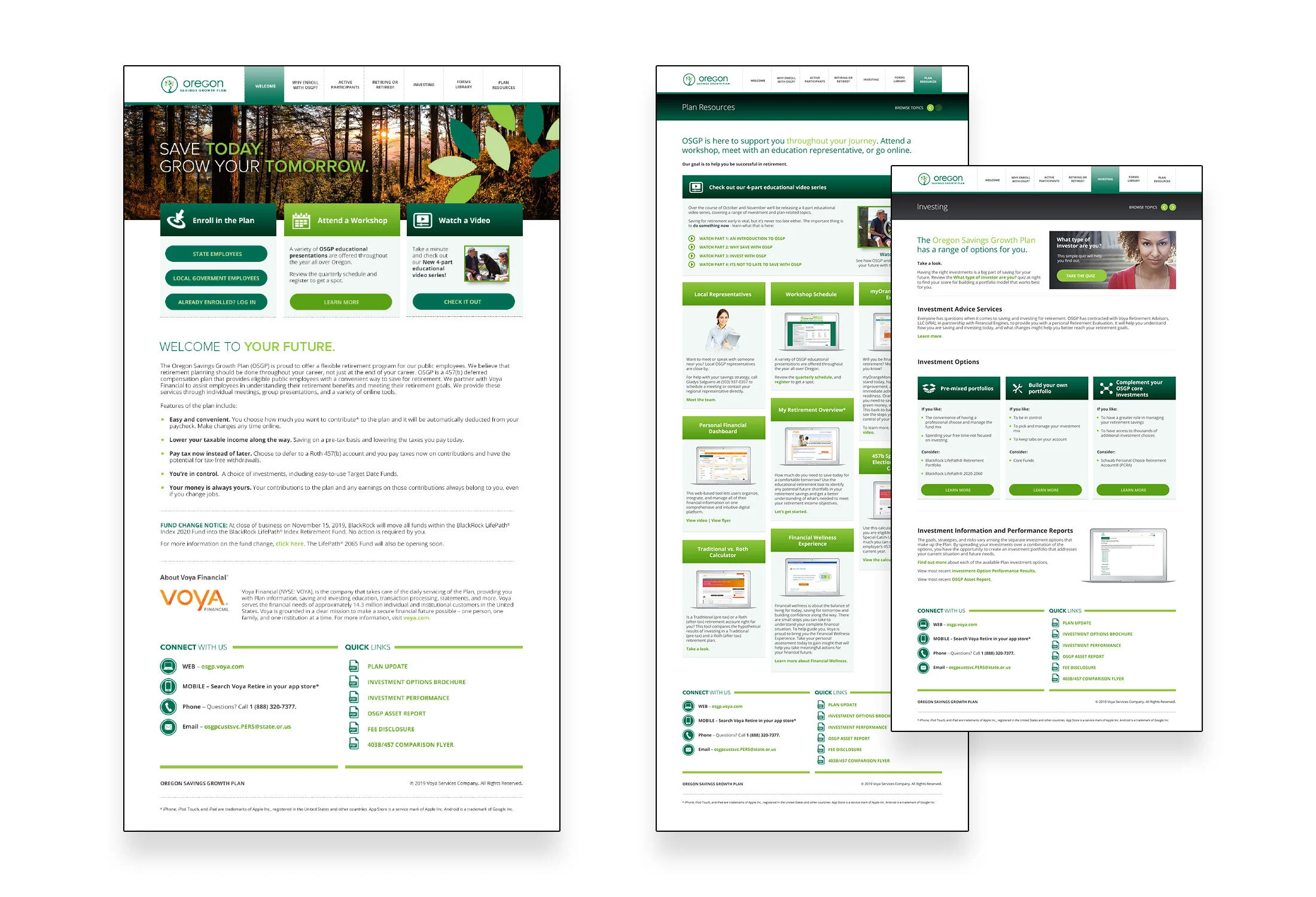 Oregon Savings Growth Plan Print Collateral VisionMix Digital Media