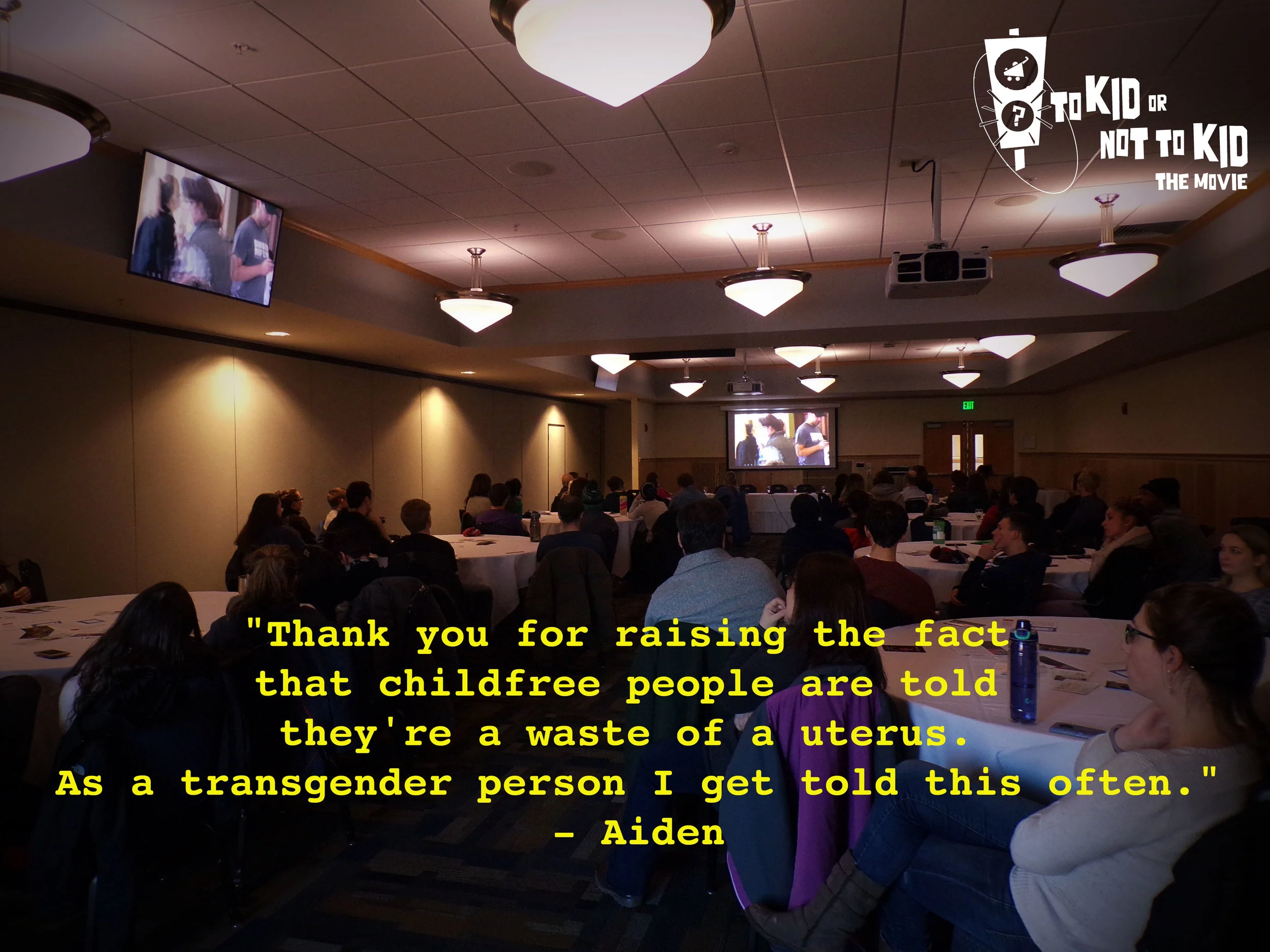 University of Maine screening of childfree film to kid or not to kid