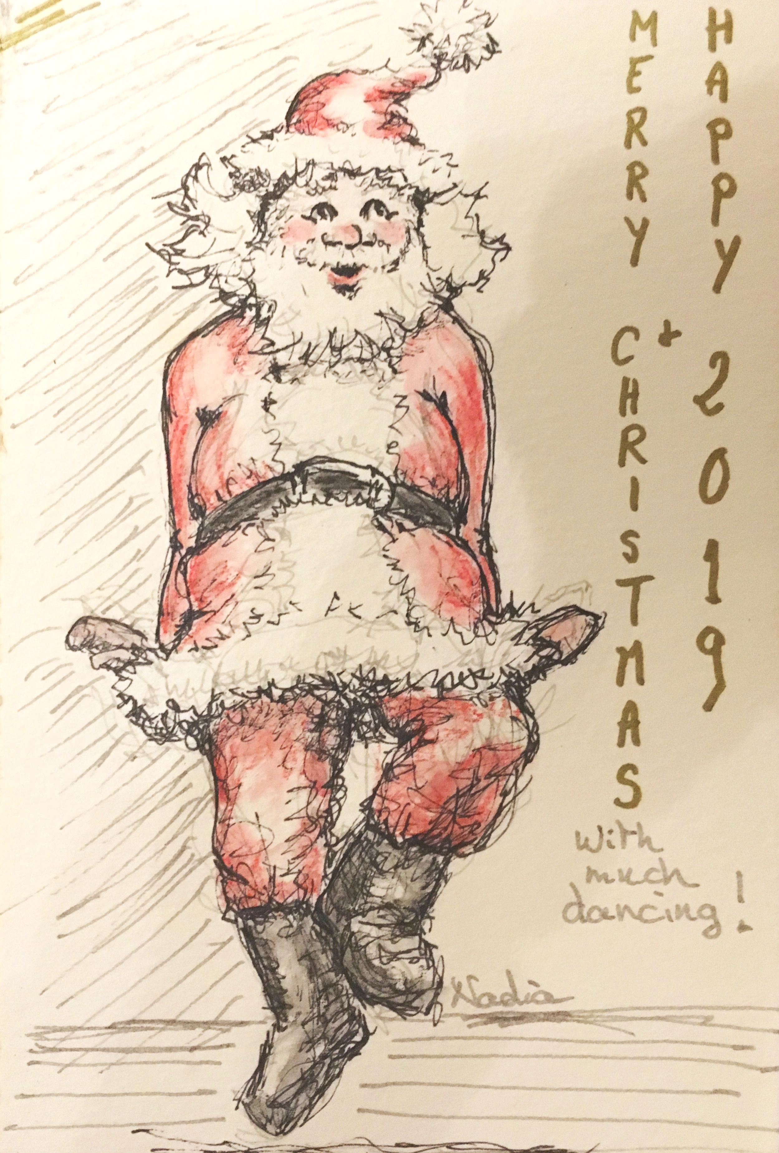 Dancing Santa