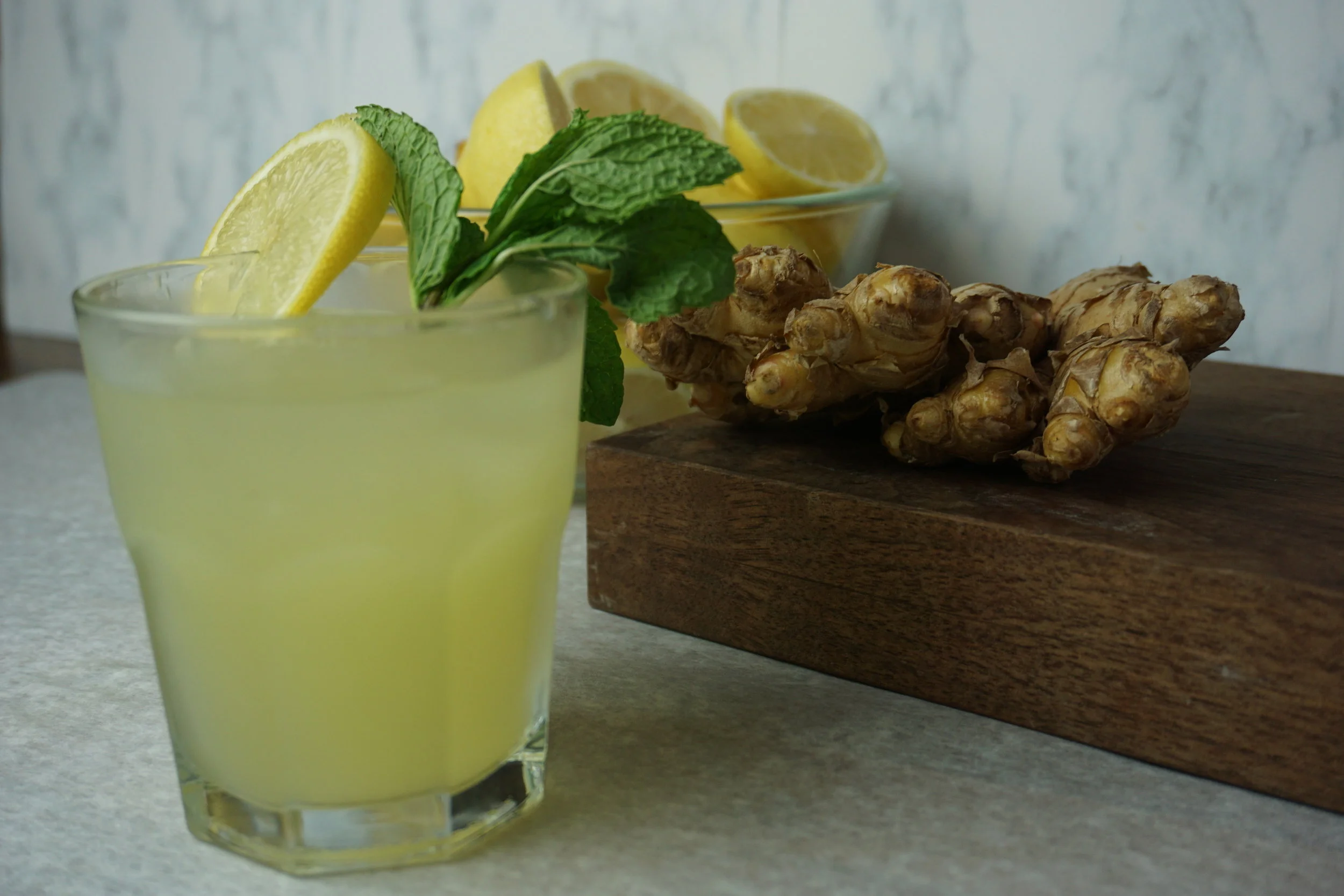 Drink to your health! - The Plant Cafe Organic's Ginger Lemonade - 3 ways! 