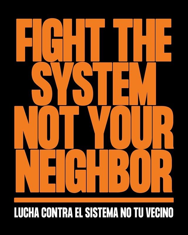 Fight the System. Not Your Neighbor. Spread the word. Keep our people, our hoods, our communities focused on the true enemy. Together we&rsquo;re stronger, together we&rsquo;re louder, together we will end police brutality and oppression against our 