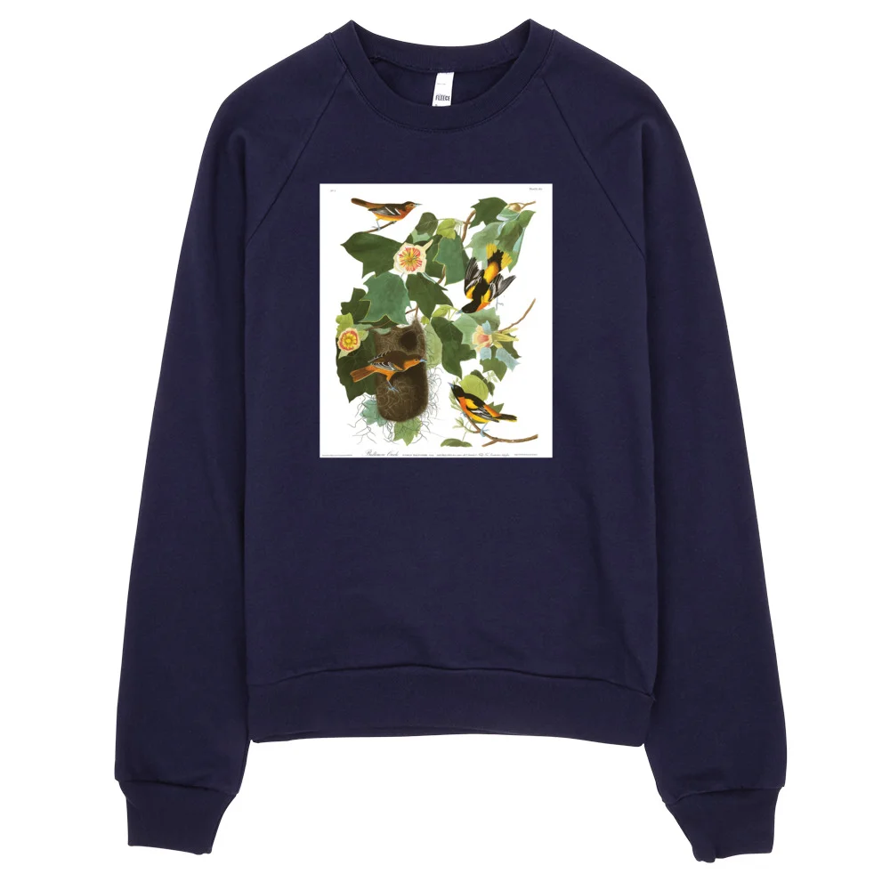 Baltimore-Oriole-The-Birds-of-America,-Sweatshirt_mockup_Front_Real-life_Navy.jpg