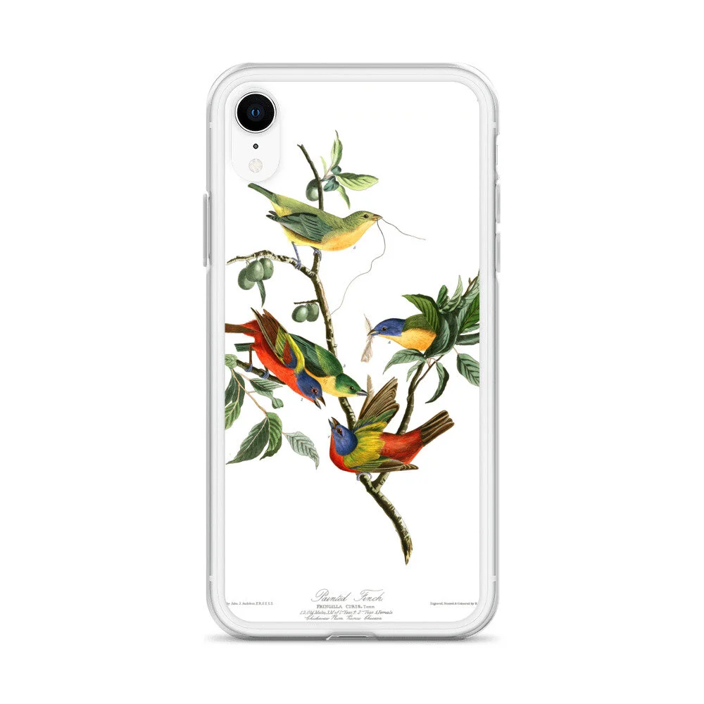 Painted-Bunting-Pileated-Woodpecker-The-Birds-of-America-iPhone-Case_mockup_Case-on-phone_Default_white_iPhone-XR.jpg