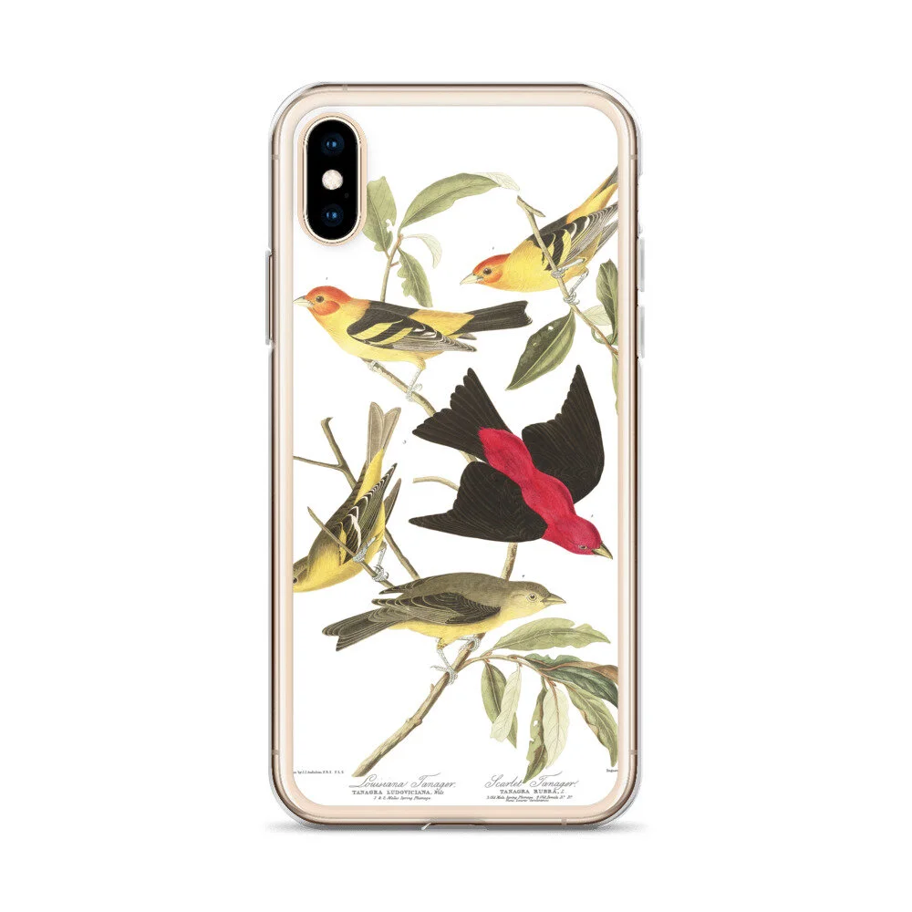 Louisiana--Scarlet-Tanager,-The-Birds-of-America,-iPhone-Case_mockup_Case-on-phone_Default_gold_iPhone-XXS.jpg