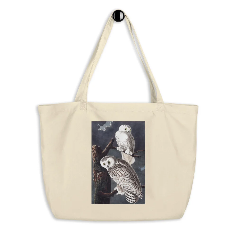 Snowy-Owl-The-Birds-of-America,-Tote-Bag_mockup_Front_Hanger_Oyster.jpg