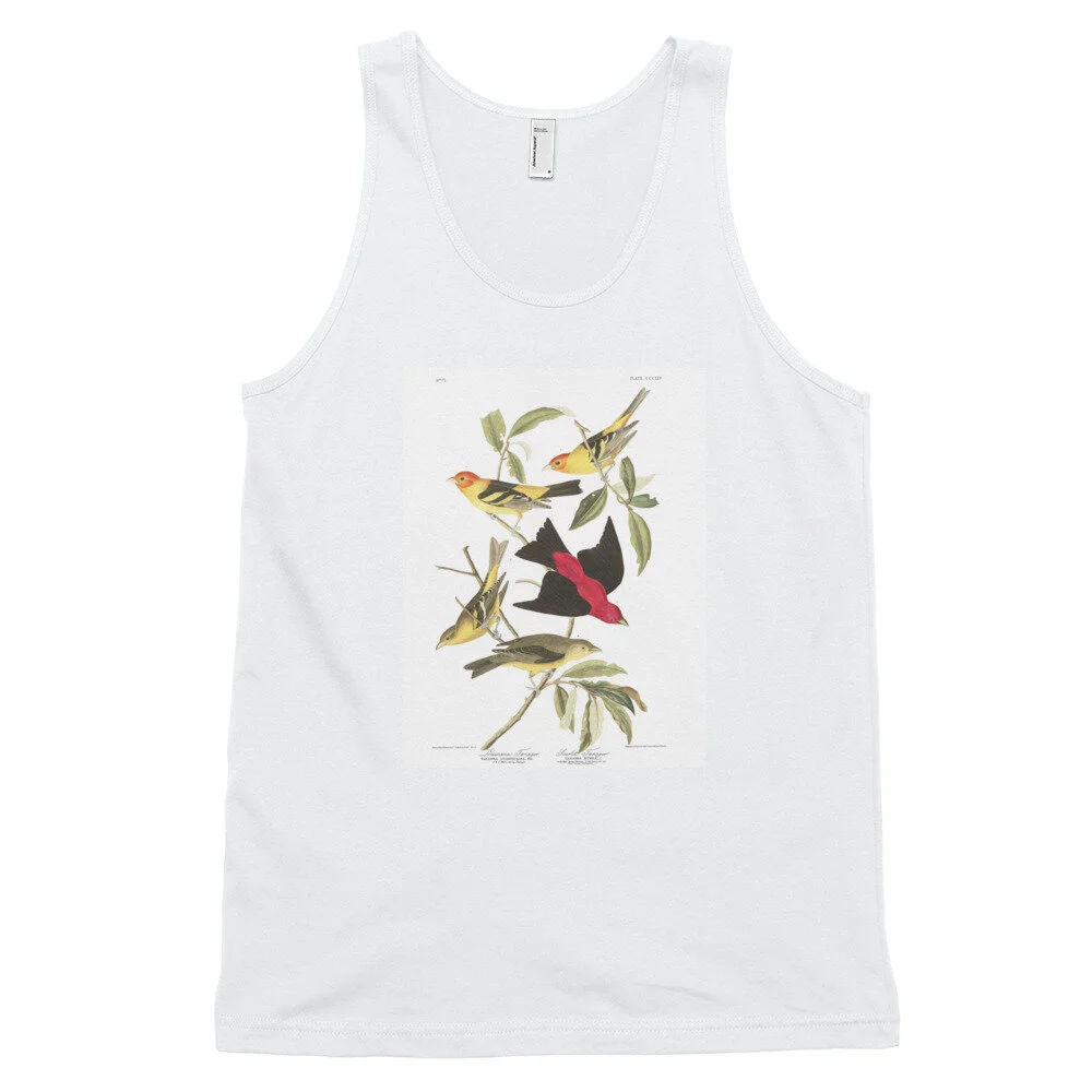 Western & Scarlet Tanager Tank Top: Click for More