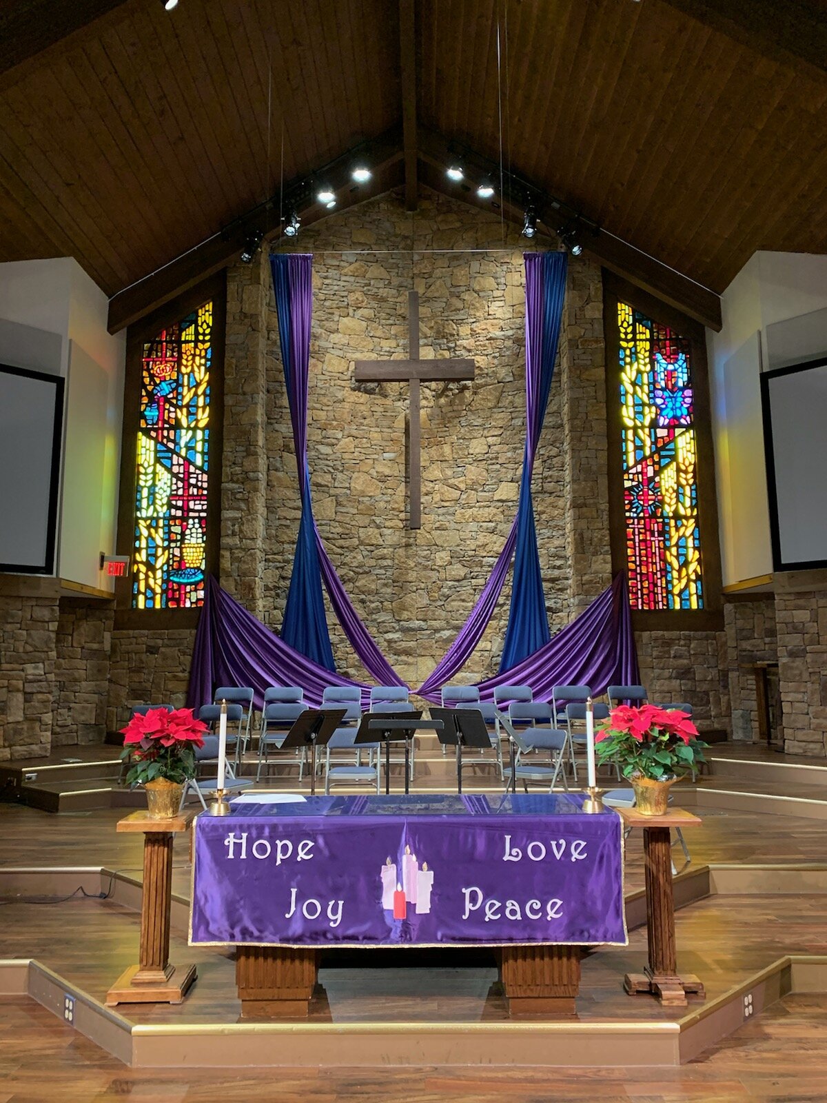 The sanctuary at Advent