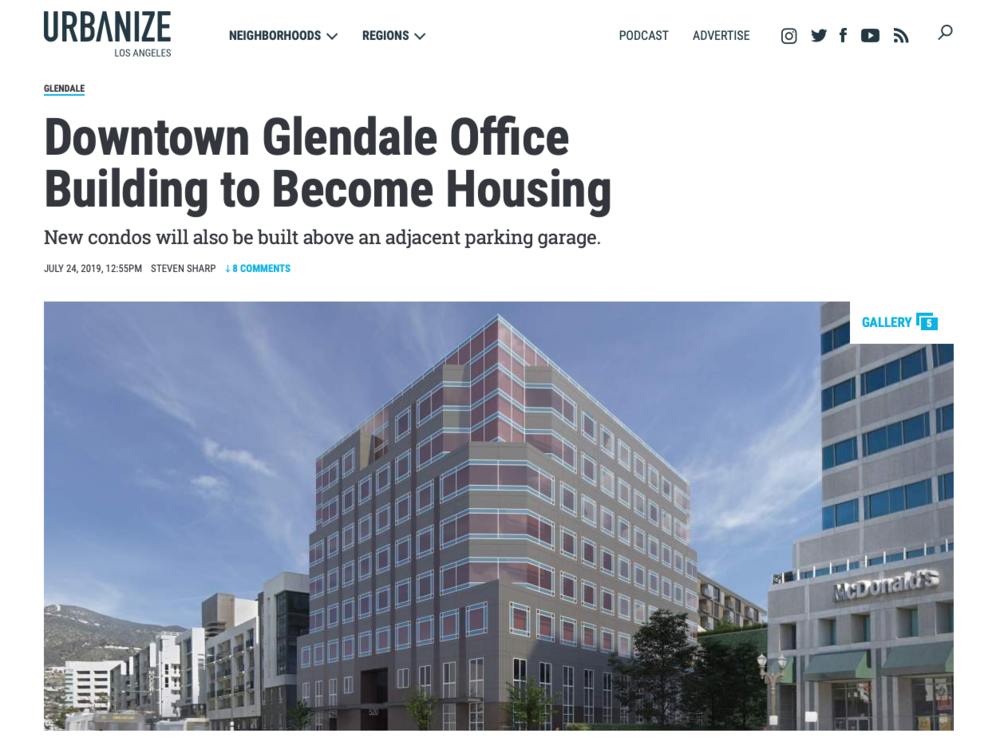 Glendale Approves Condo Adaptive Reuse