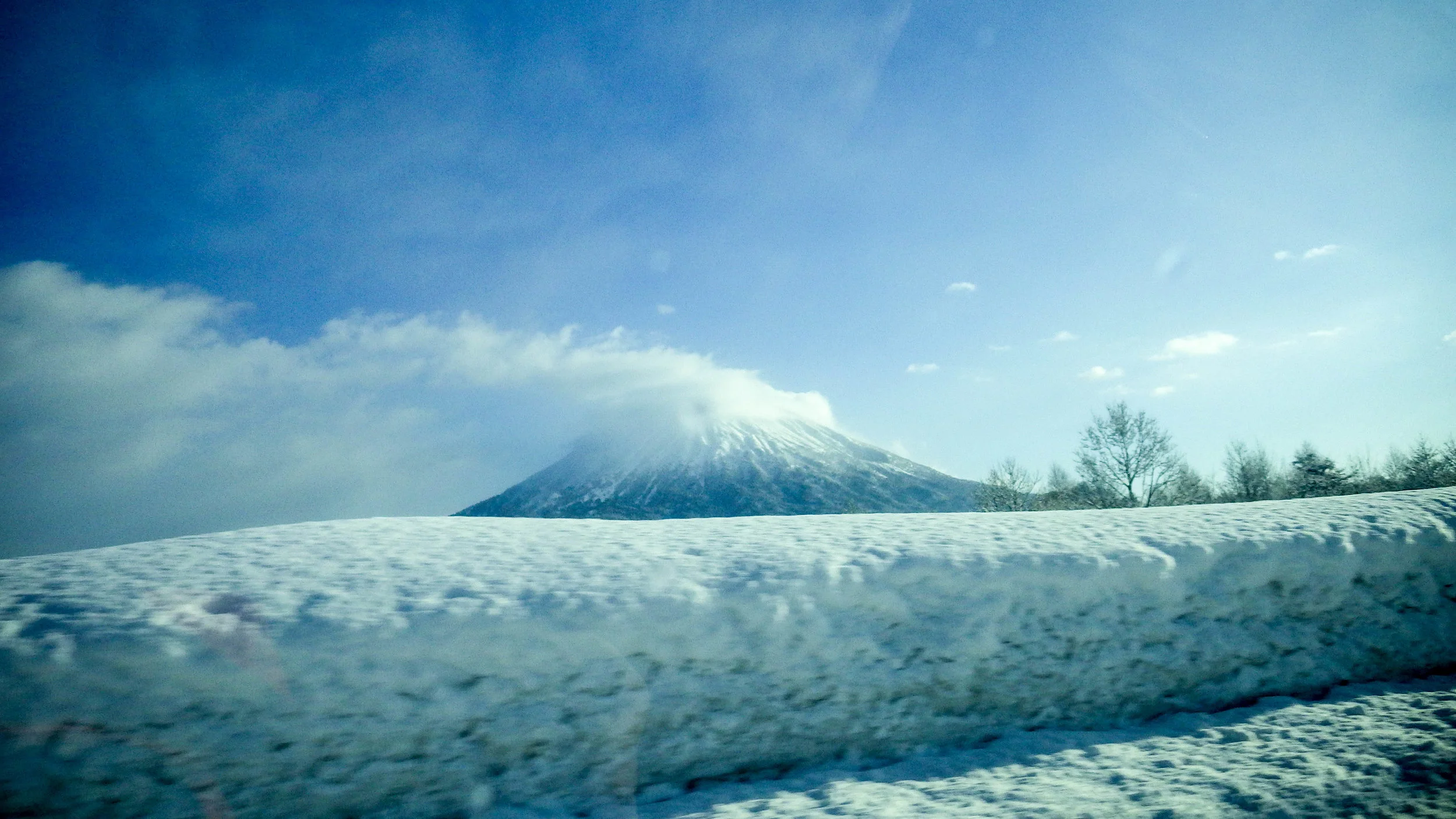 Mt. Yotei from our car window