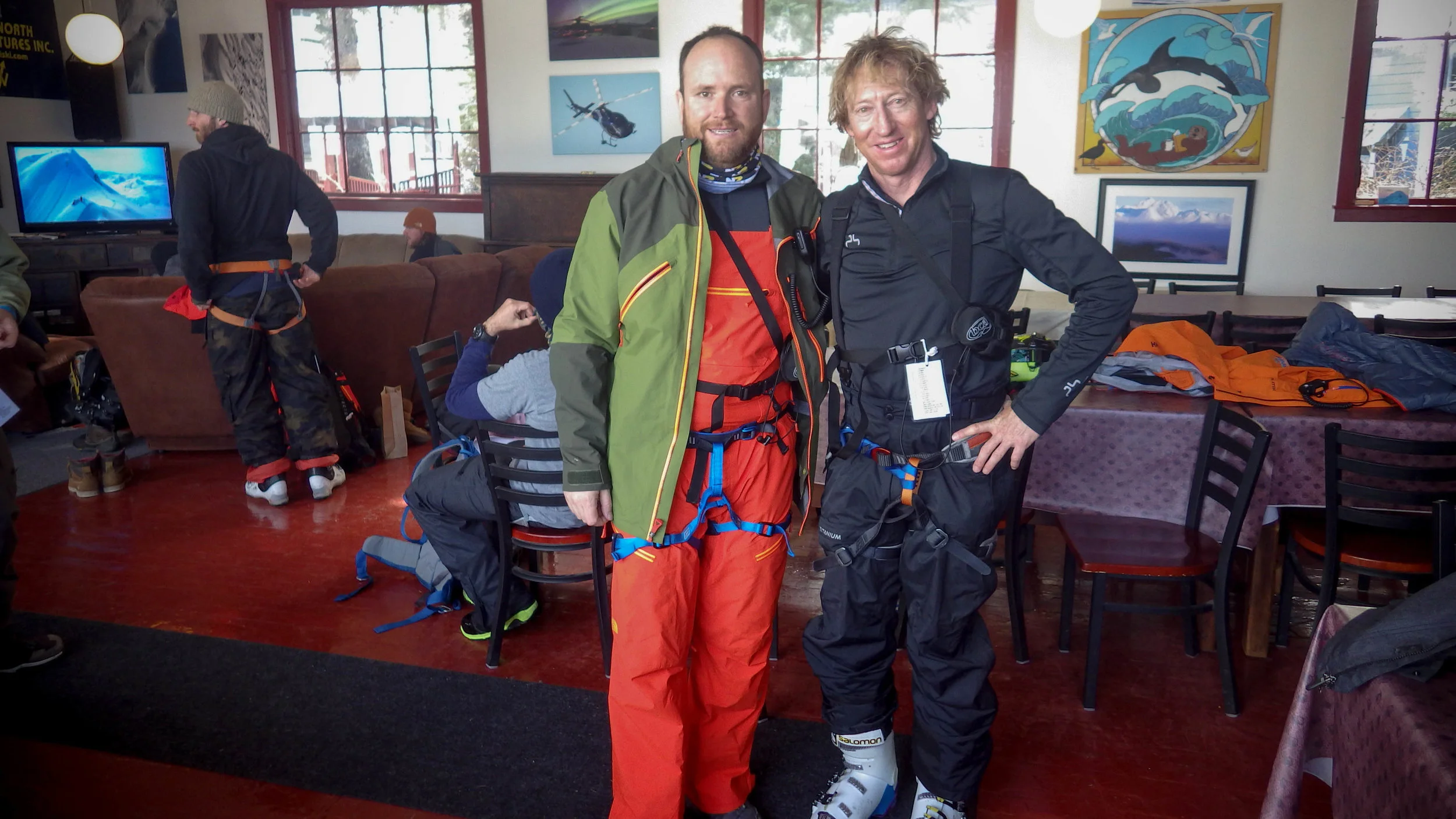 Me and legendary skier Chris Anthony
