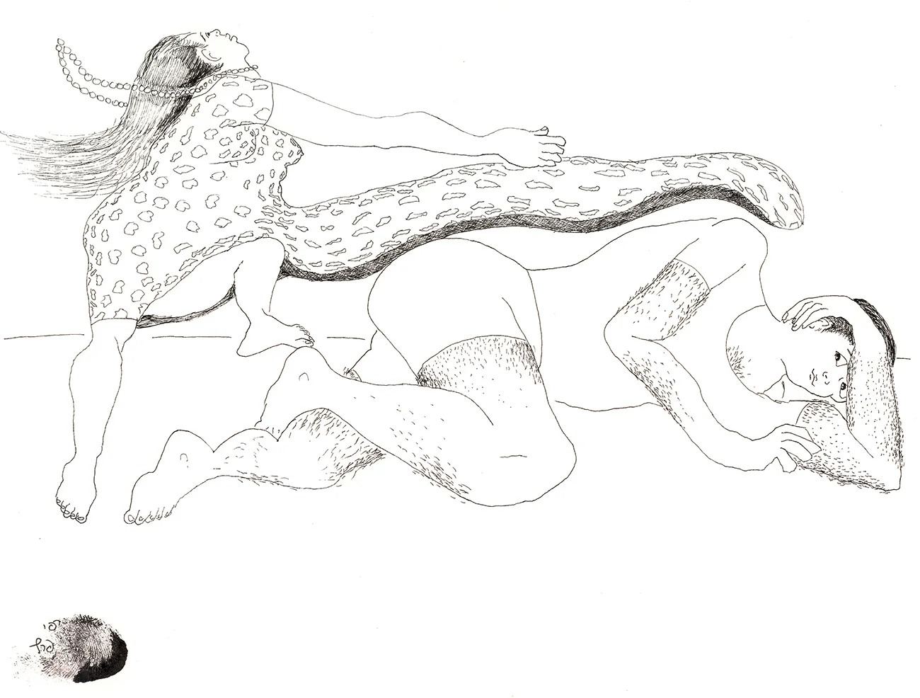 אישה עם זנב