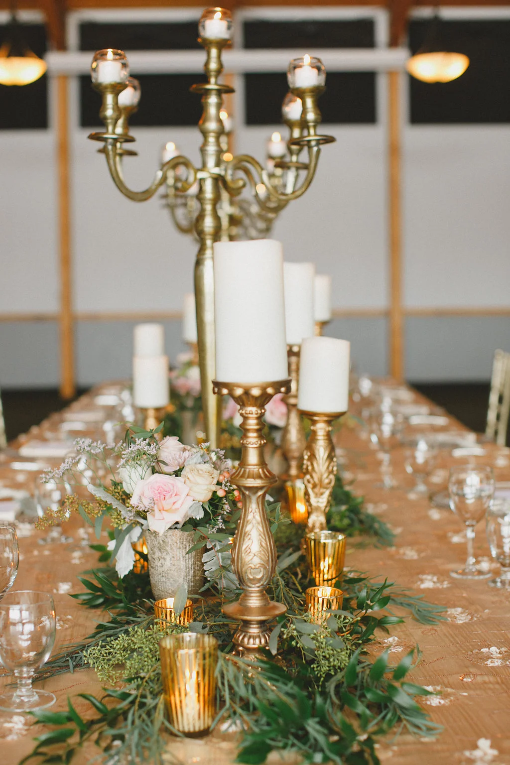 Winter Weddings in Winnipeg - Gold Wedding Decor