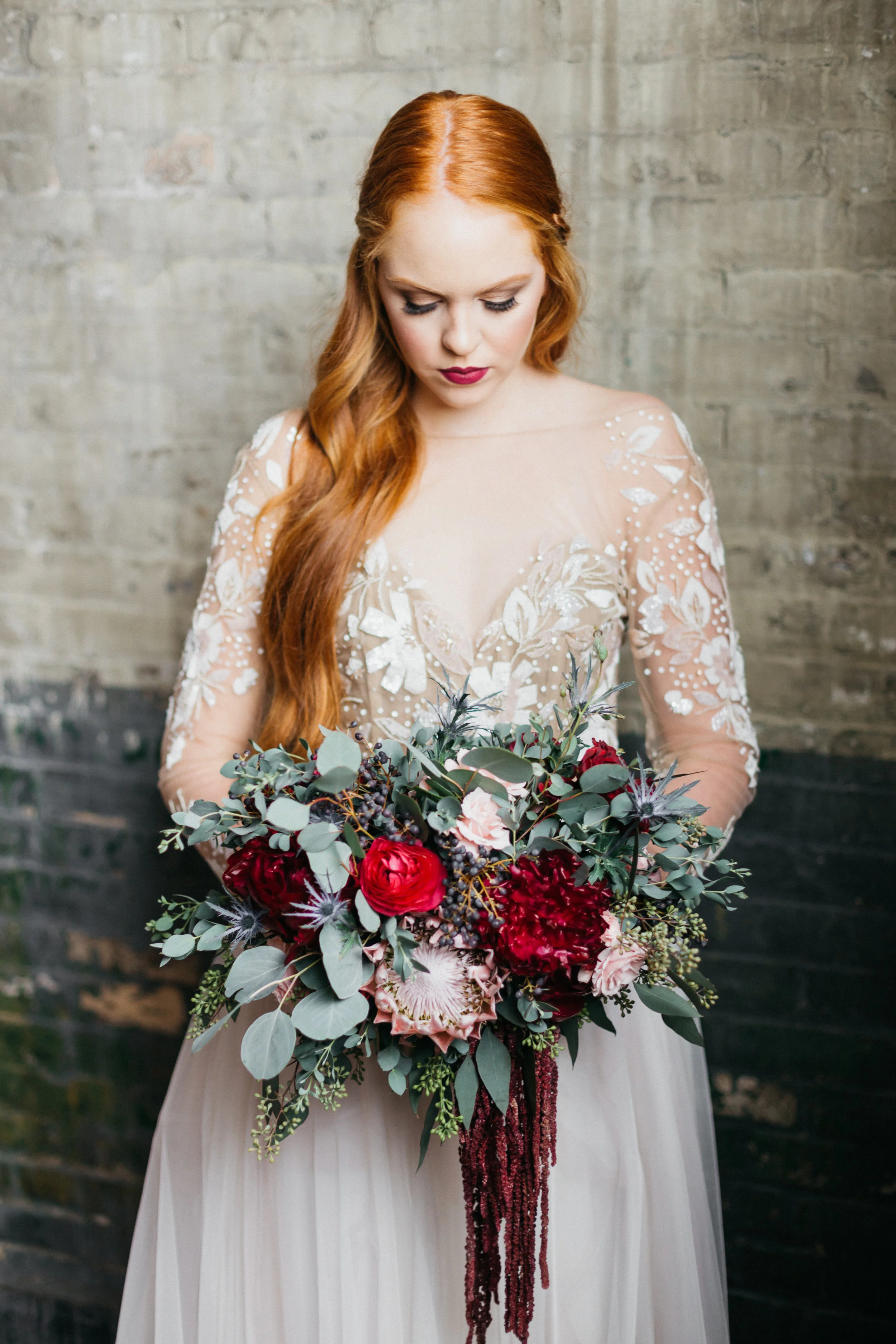 Dramatic Wedding Bouquet - Winnipeg Wedding Planners