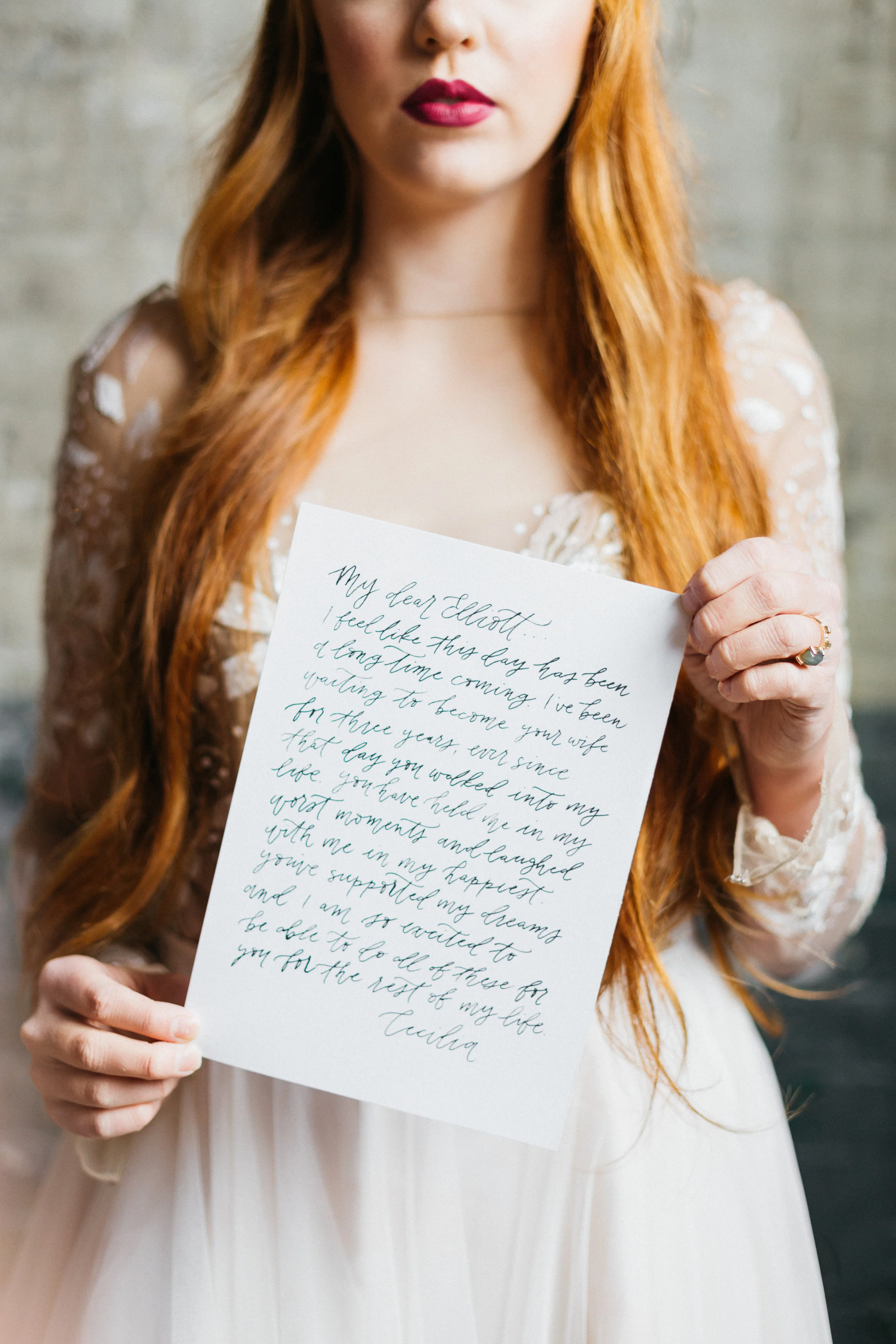 Calligraphy Wedding Ideas - Winnipeg Event Planner