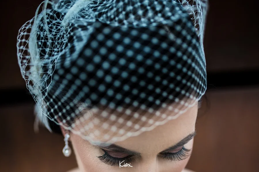 Birdcage Veil Bridal Portrait Wedding Planner Winnipeg
