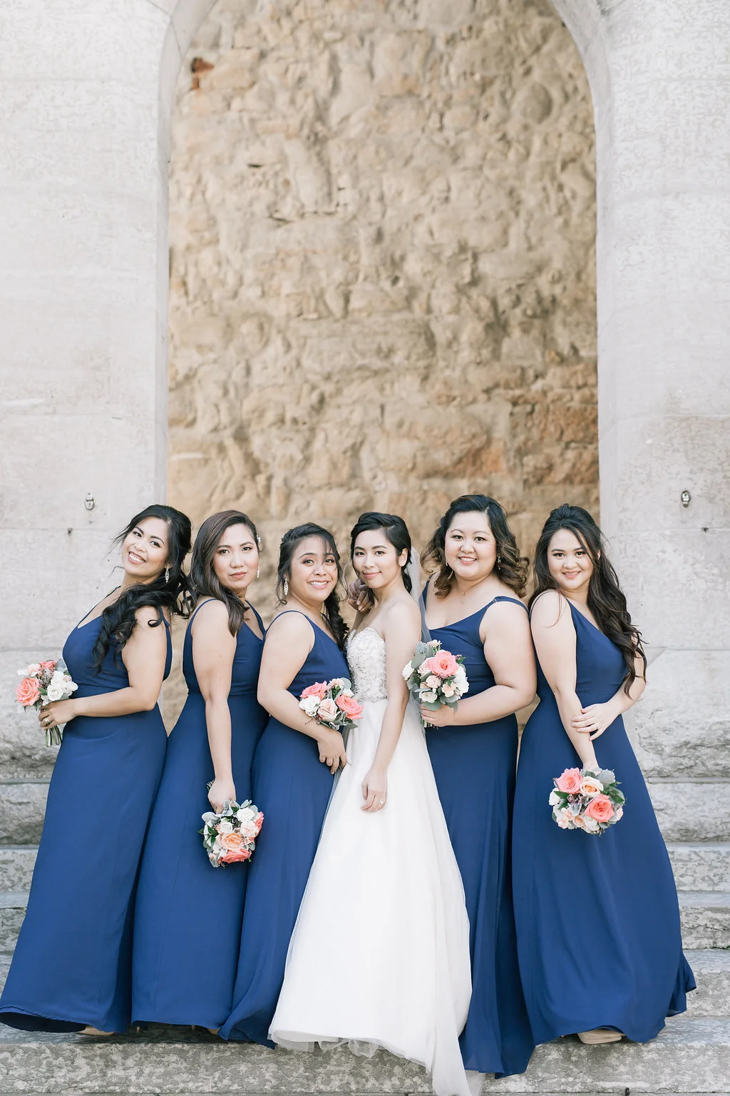 Wedding Coordinator Winnipeg Navy Blue Bridesmaids