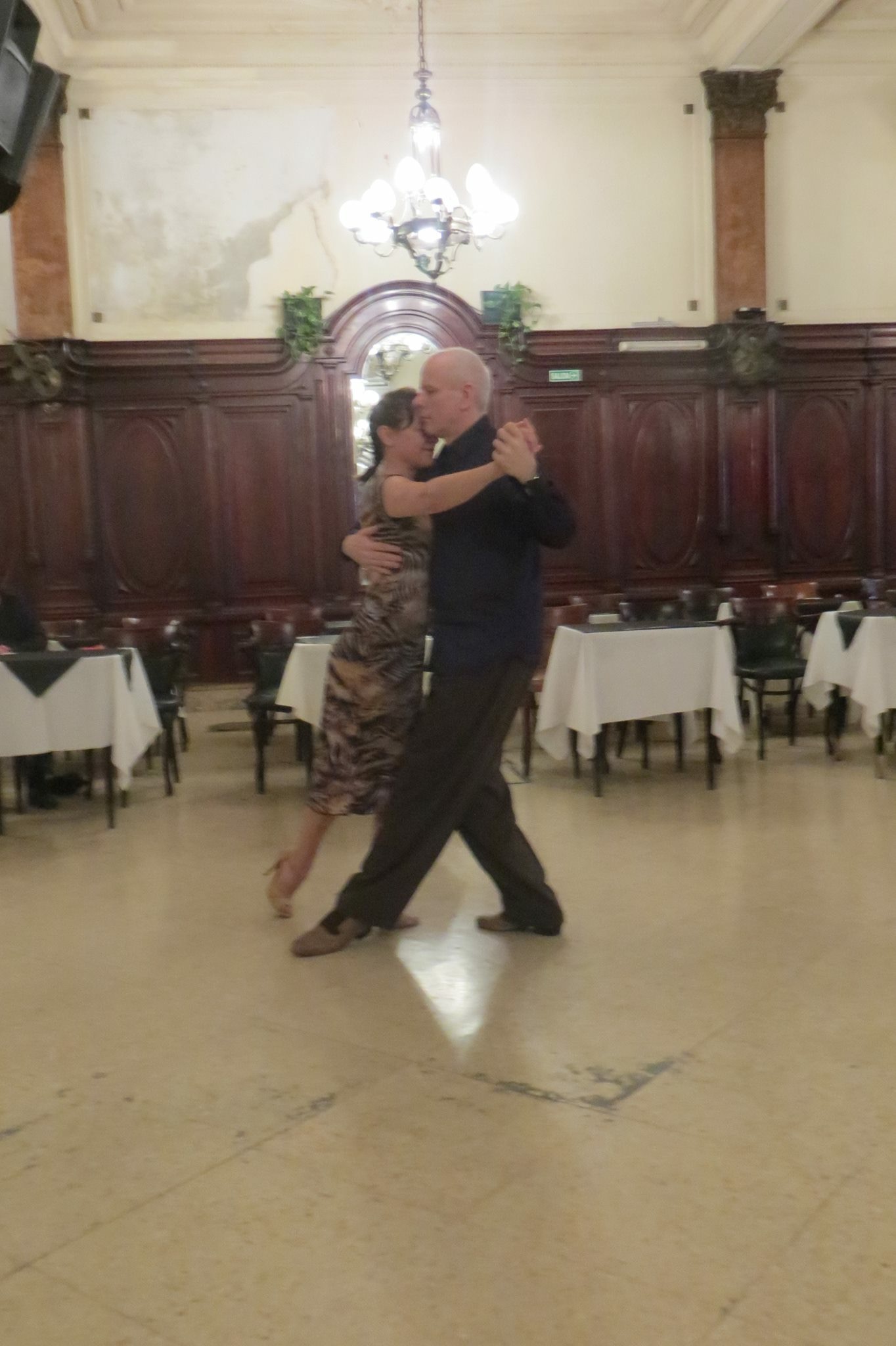 Liz dancing in Buenos Aires