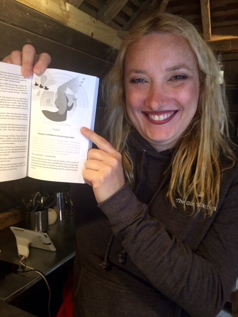 Kate Gregory - pointing our her story in my book X Change: How to torch your work treadmill. I gave her story a bit of a Mission Impossible theme given her previous career in Defence & Aerospace.
