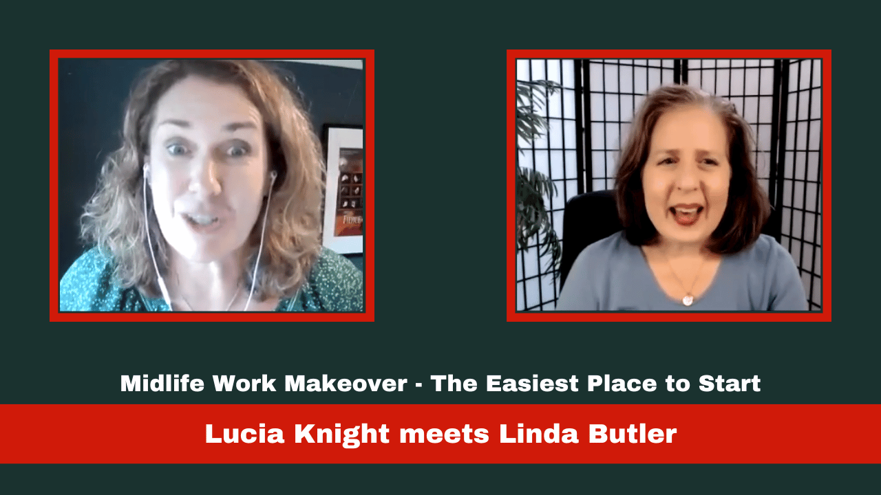  Lucia Knight - Midlife career satisfaction designer speaks to Linda Butler about career happiness.  