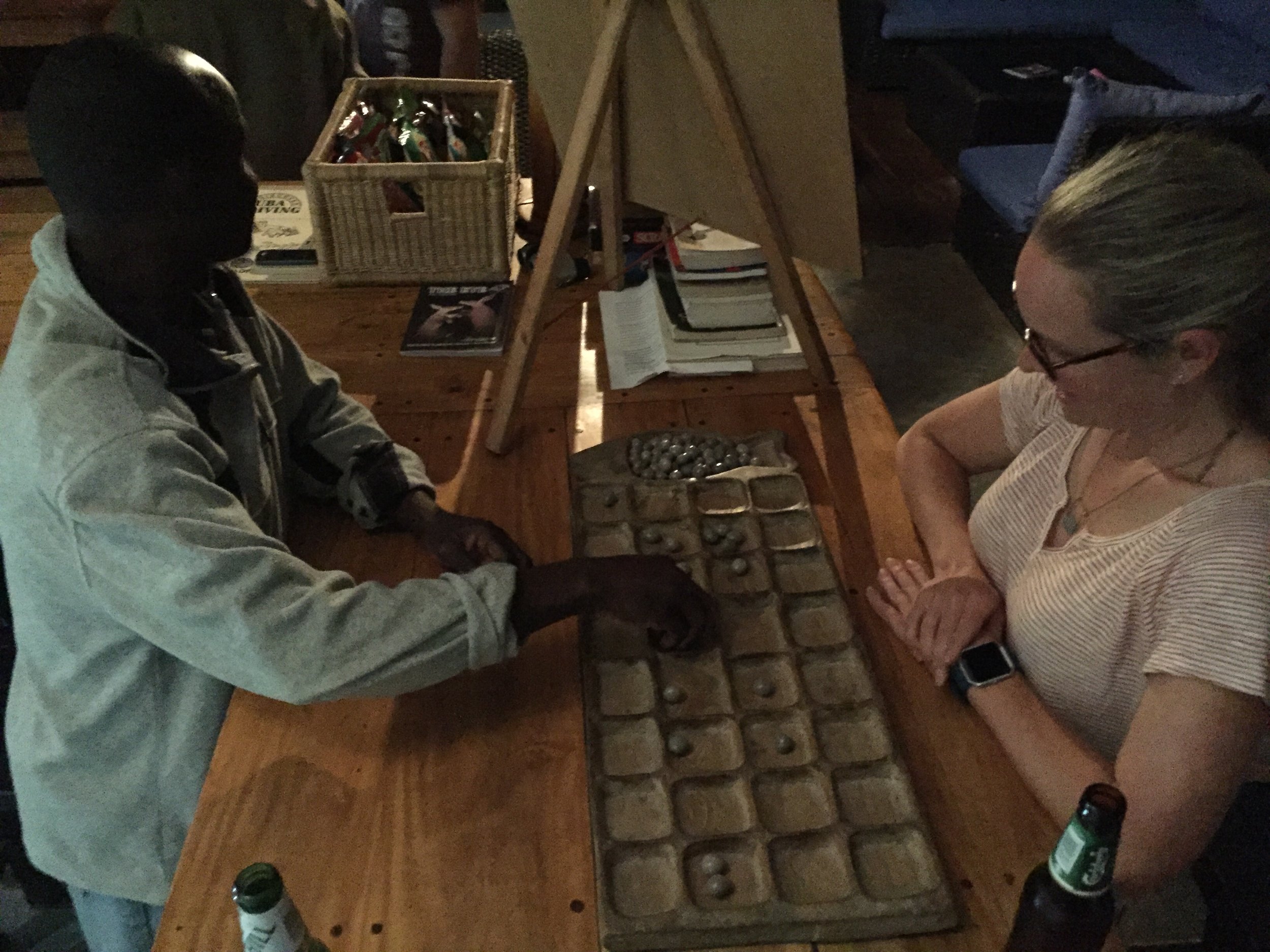  Bawo lessons. Bawo is extremely common in Sub-Saharan Africa. It is a complicated version of Mancala, and there are many variations. 