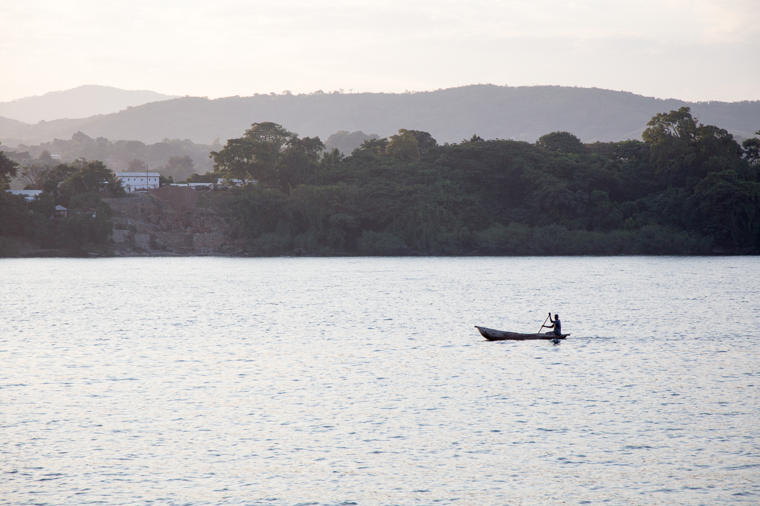  Wooden dugout canoes are a common sight on Lake Malawi. 