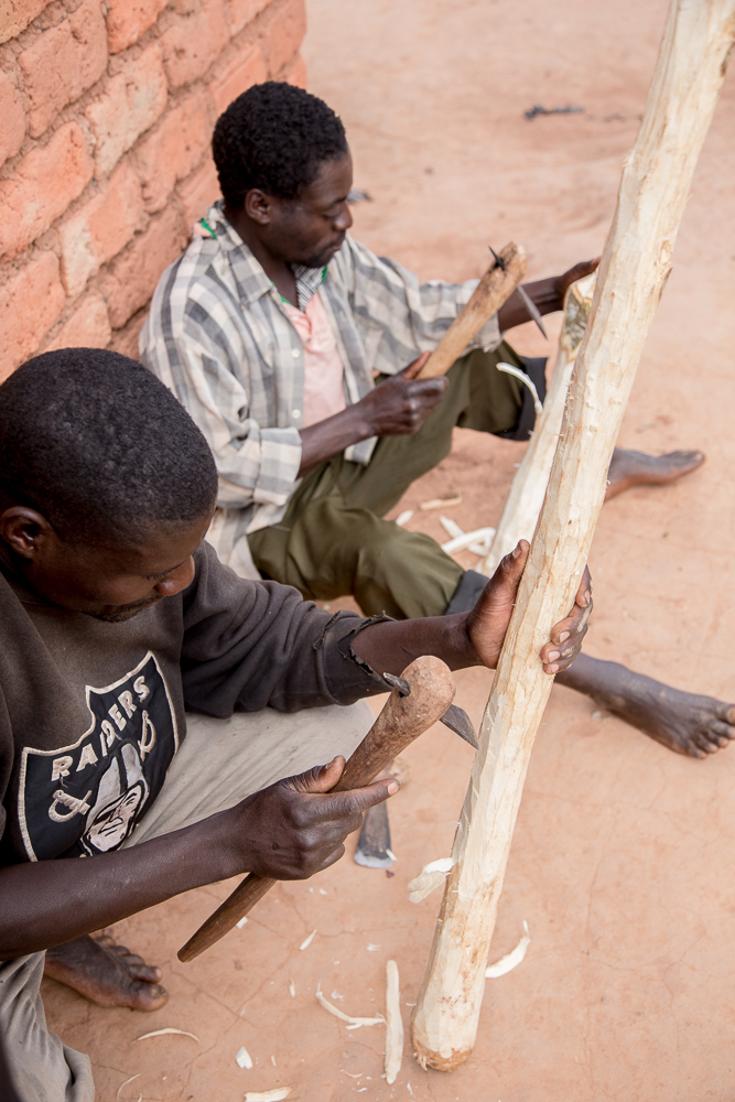  These men are making gardening tools. All of the tools that I saw on the trip were handmade (as well as the baskets, brooms, etc...). 