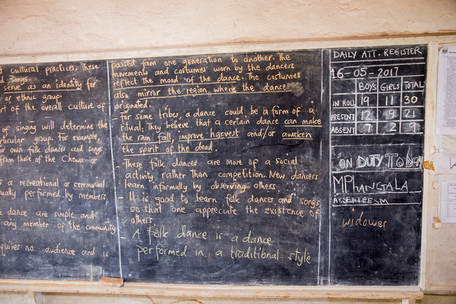  As children have to walk up to 10k to go to school, attendance is greatly dependent on the weather. If it is raining, the river crossings can be impossible, which means kids cannot make it to the school, or make it back home. 