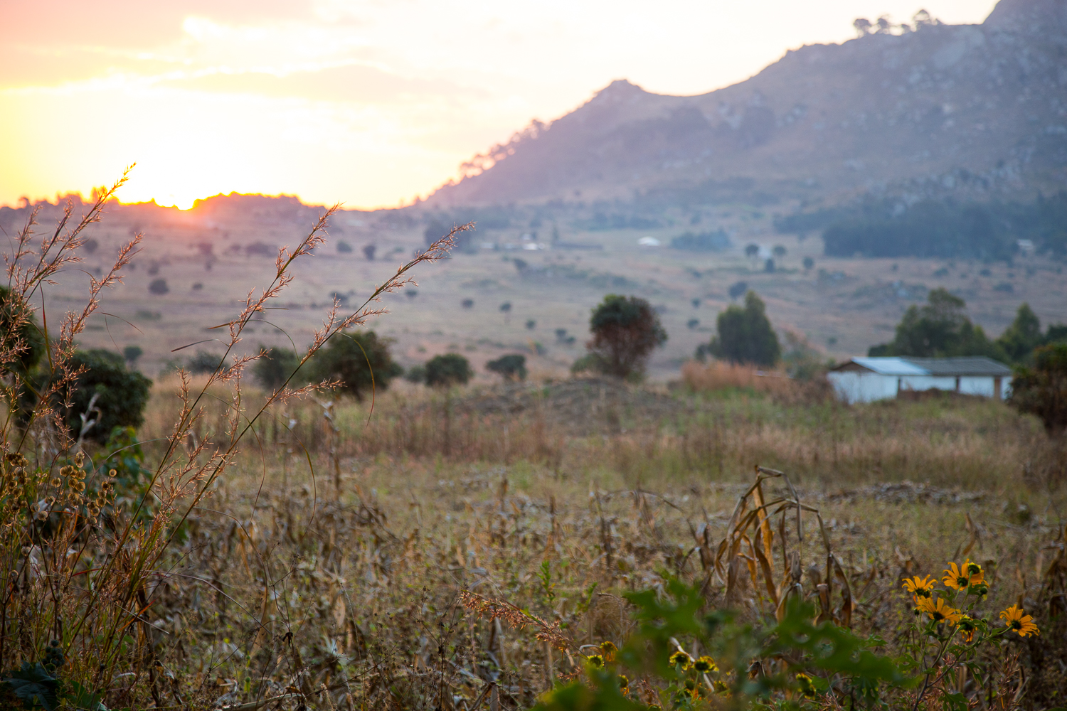  Sunset at the Dedza Pottery and Lodge 