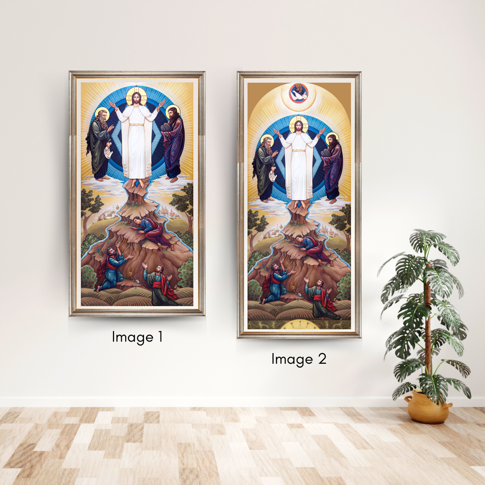 The Transfiguration of Our Lord - Print on Icon Board — New