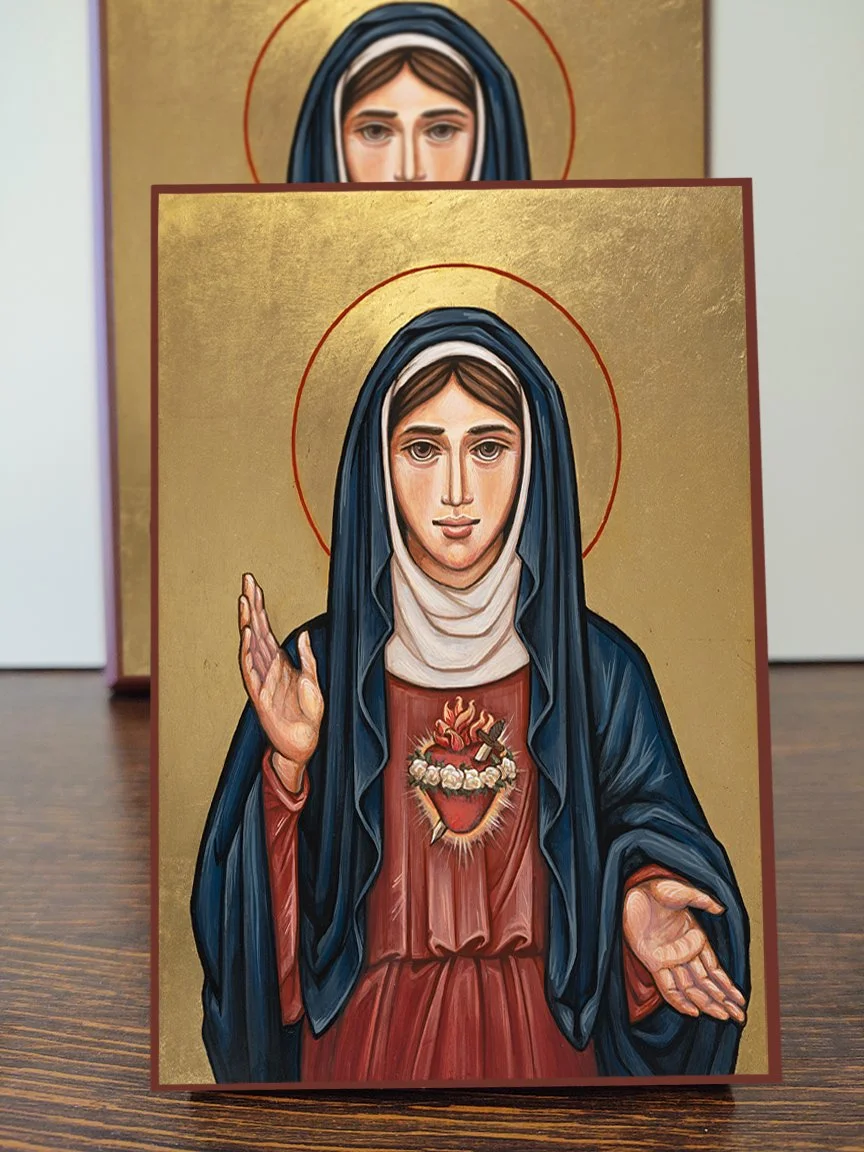 Immaculate Heart of Mary mini icon