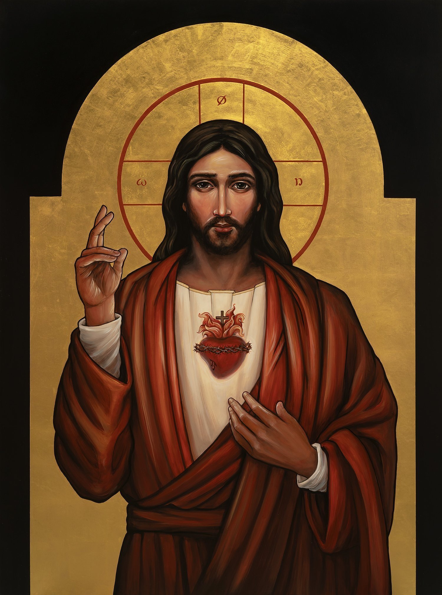 Sacred Heart of Jesus original art