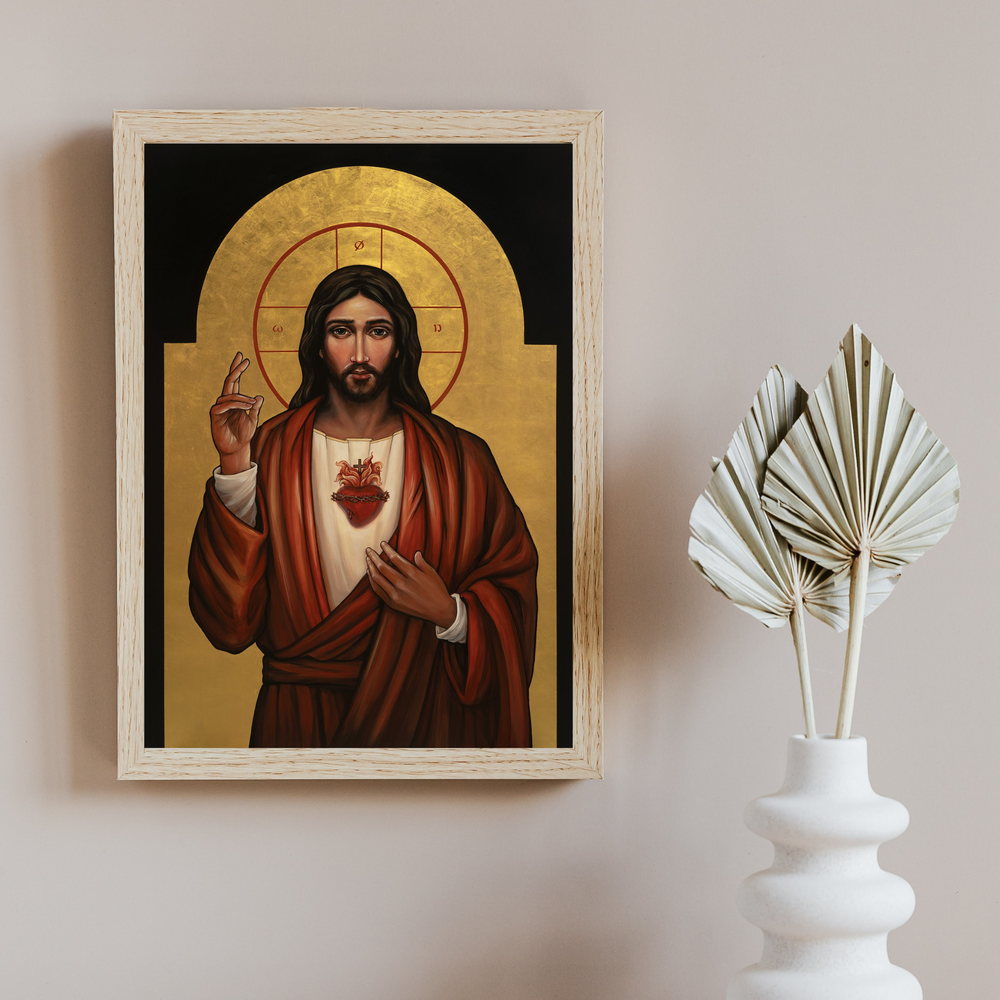 Sacred Heart of Jesus Print — New Jerusalem Studios