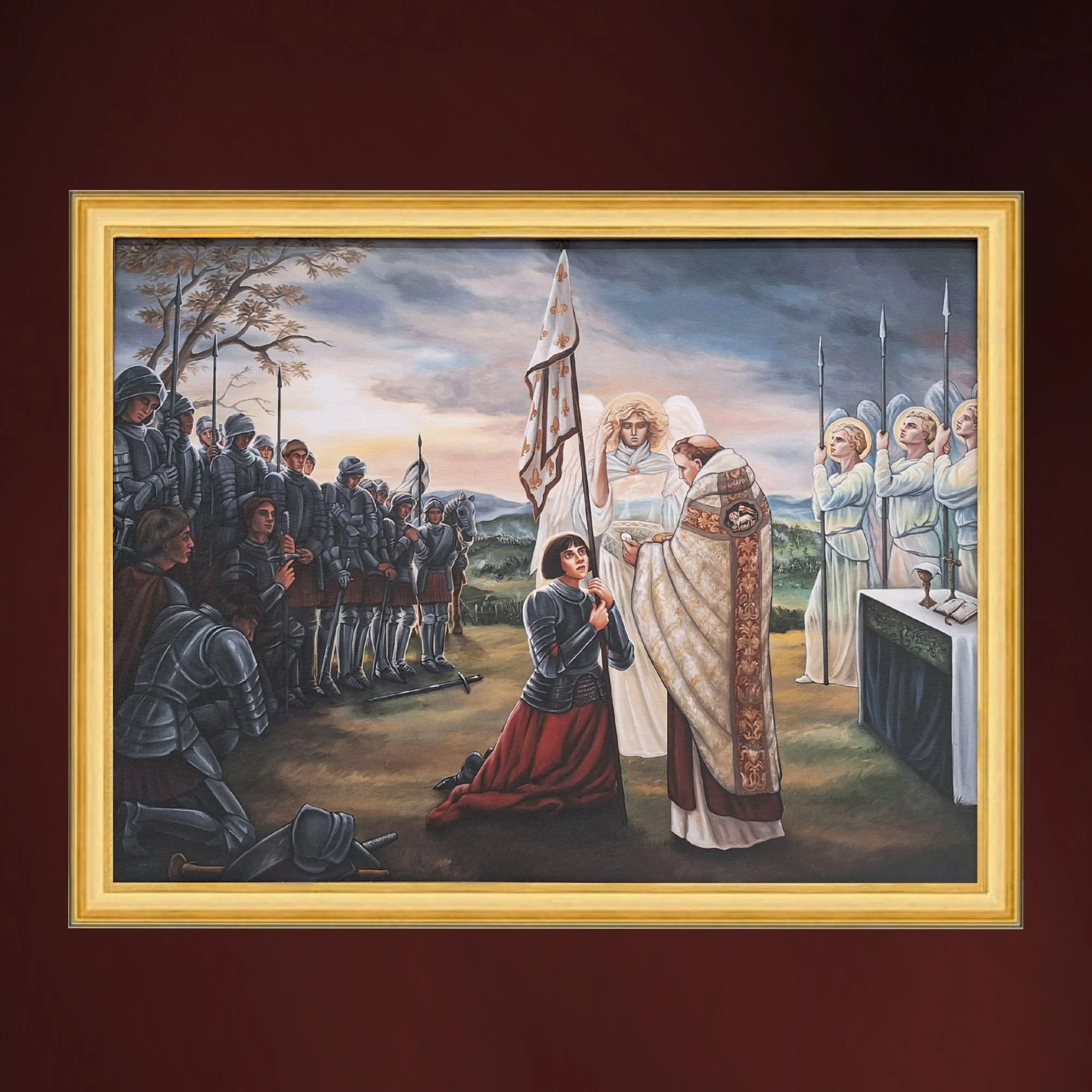 Joan of Arc on the Battlefield by RuthStricklin.jpg