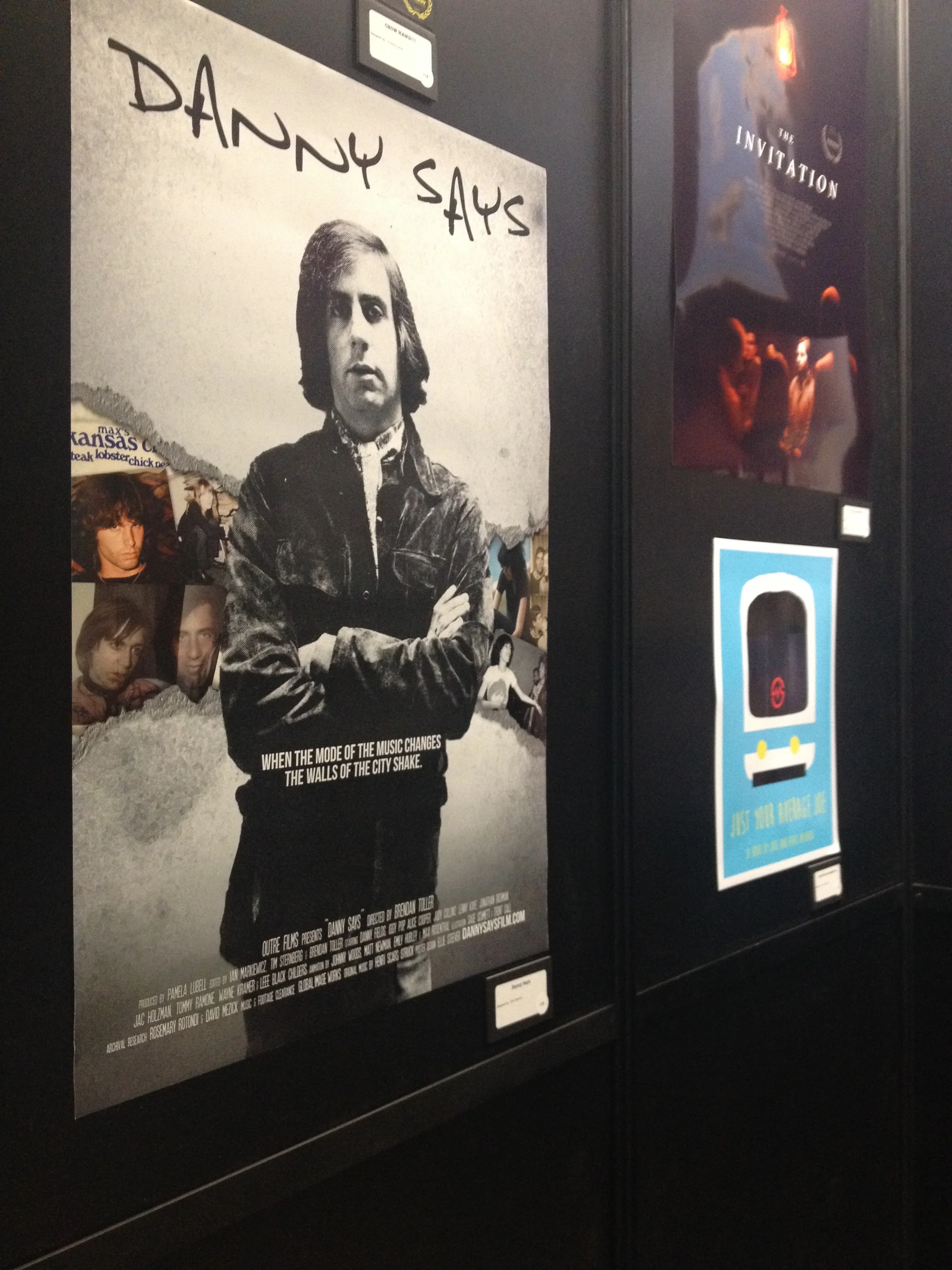  Danny Says premiered at South By Southwest, where my poster and I were both in attendance. 