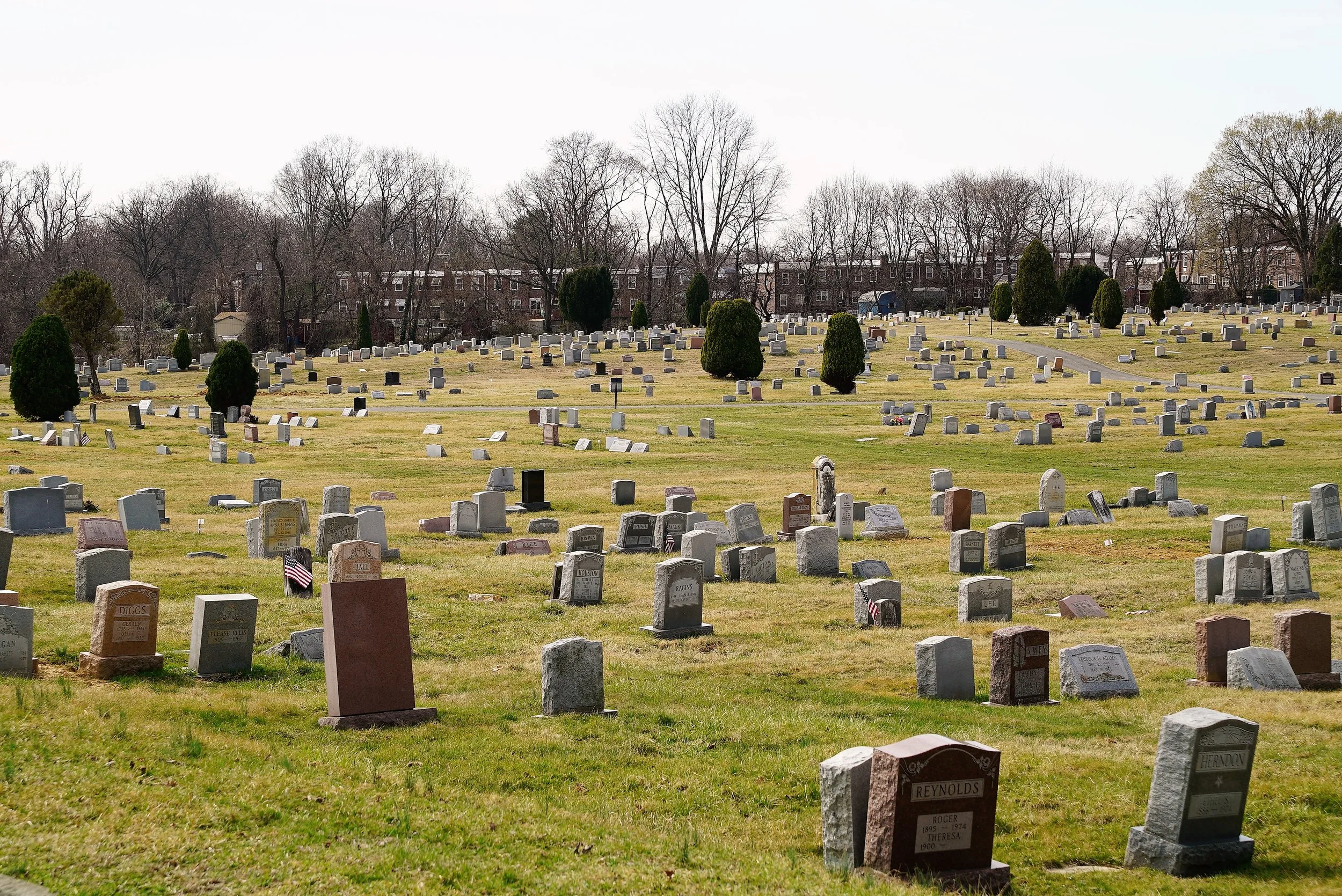 Photo: Eden Cemetery in Collingdale, Pennsylvania. It is fairly large.