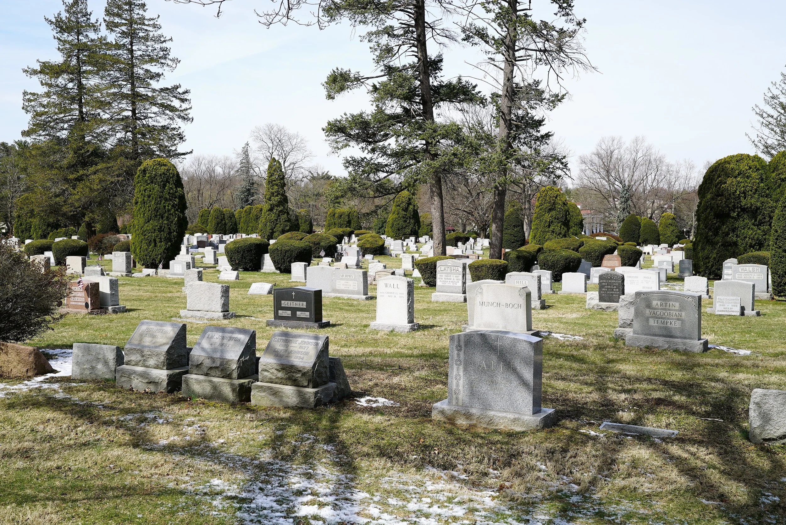 Photo: Arlington Cemetery, Drexel Hill, Pennsylvania. One of metropolitan Philadelphia's finest cemeteries.