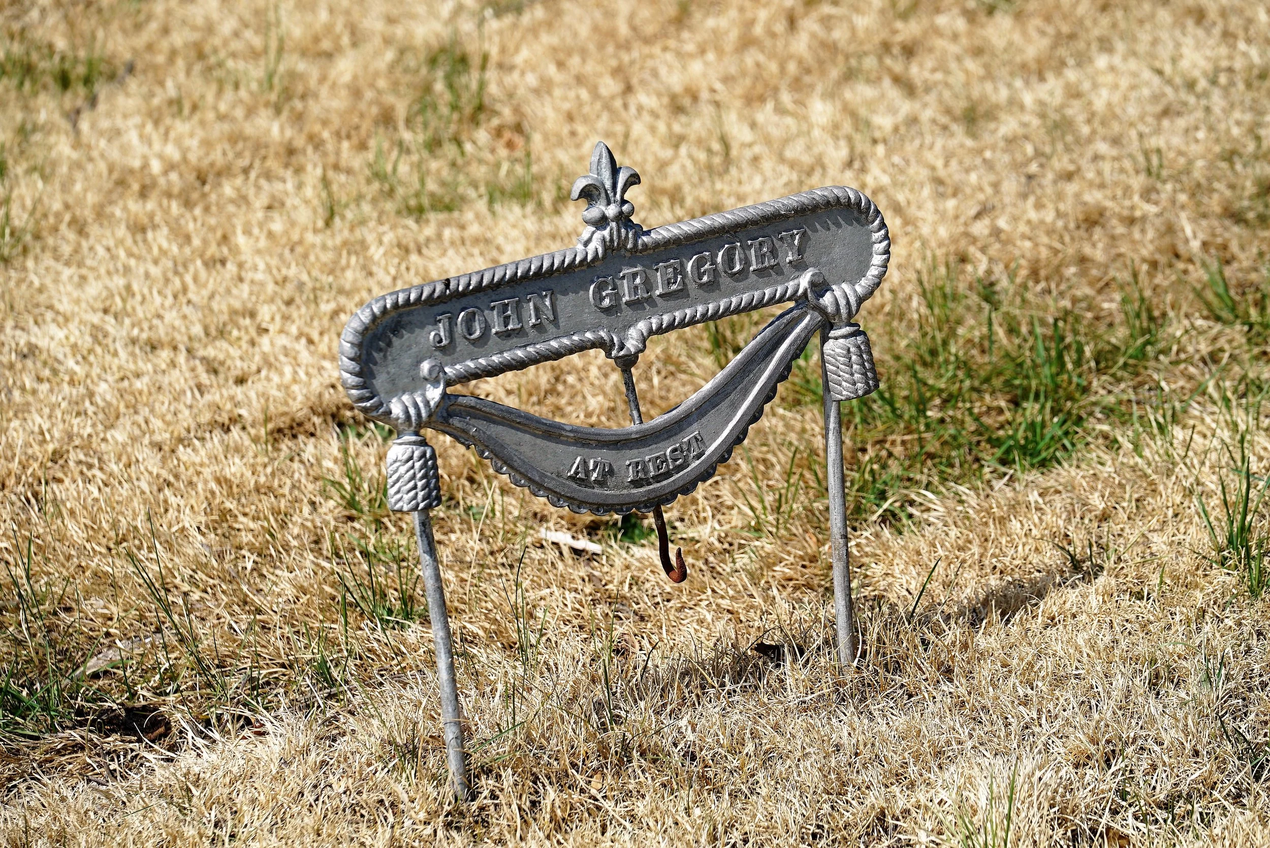 An unusual grave marker found at Old Union United Methodist Church Cemetery. Rose Valley, Pennsylvania.