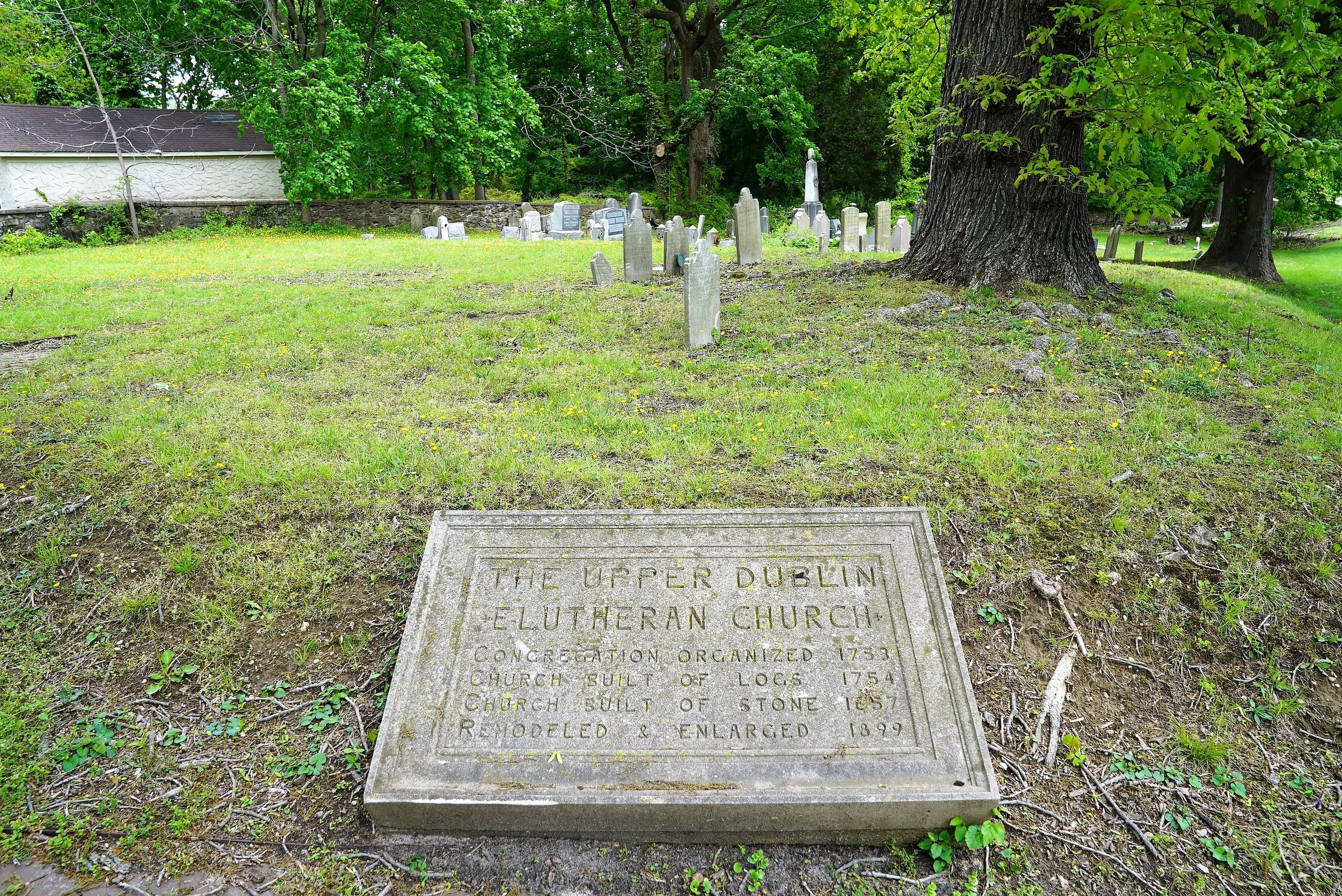 At The Upper Dublin Lutheran Church Cemetery. Ambler, Pennsylvania.