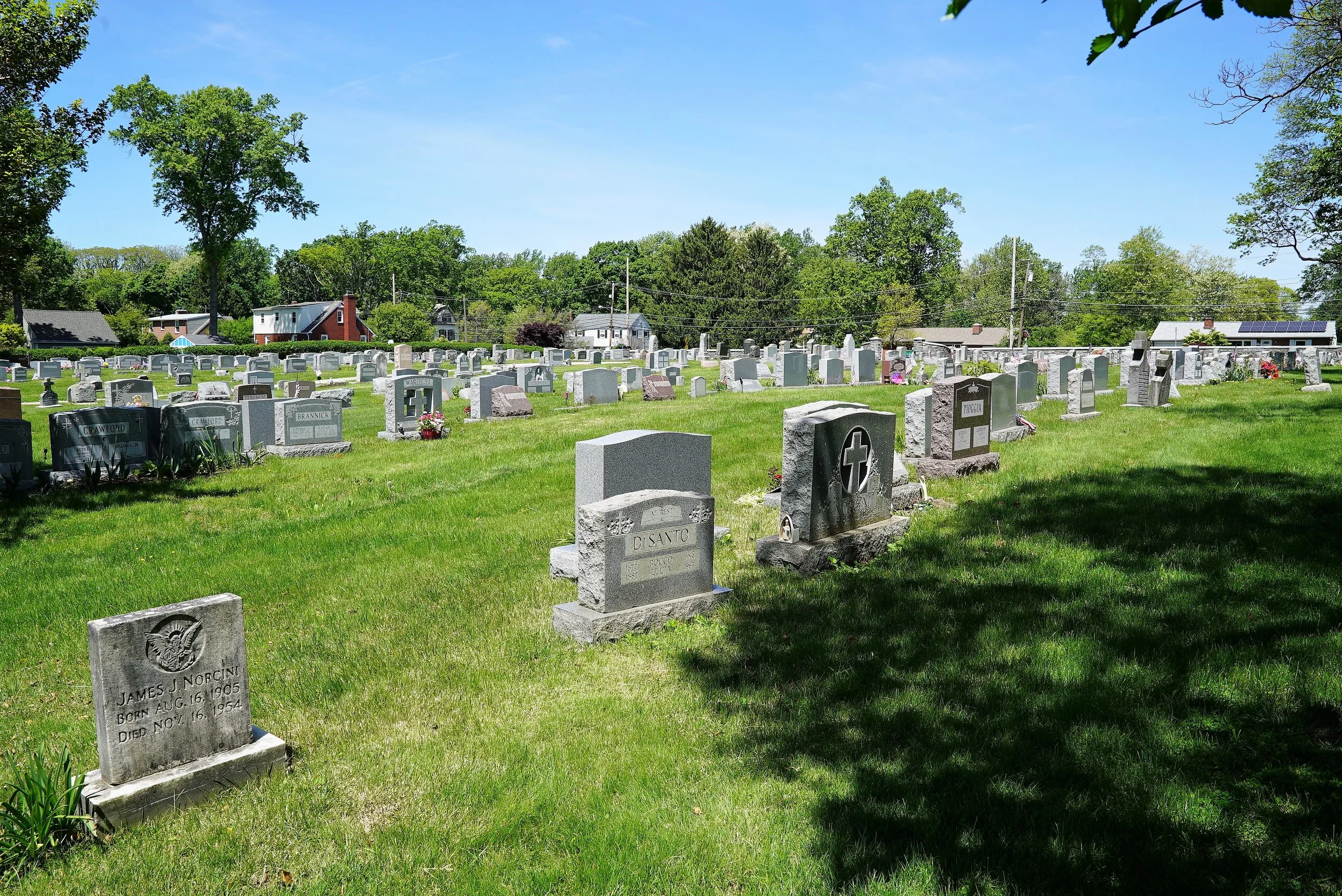 St. Monica Cemetery. Berwyn, Pennsylvania.