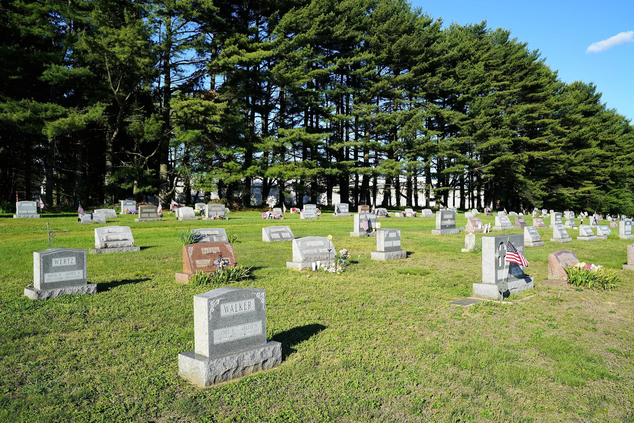 Romansville United Methodist Church Cemetery. Romansville, Pennsylvania.