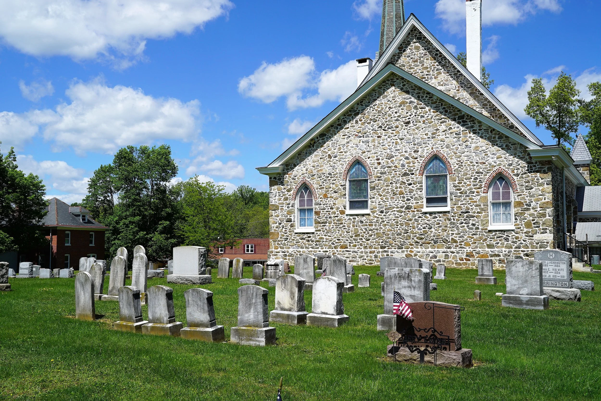 Glen Moore Methodist Church Cemetery. Glen Moore, Pennsylvania.