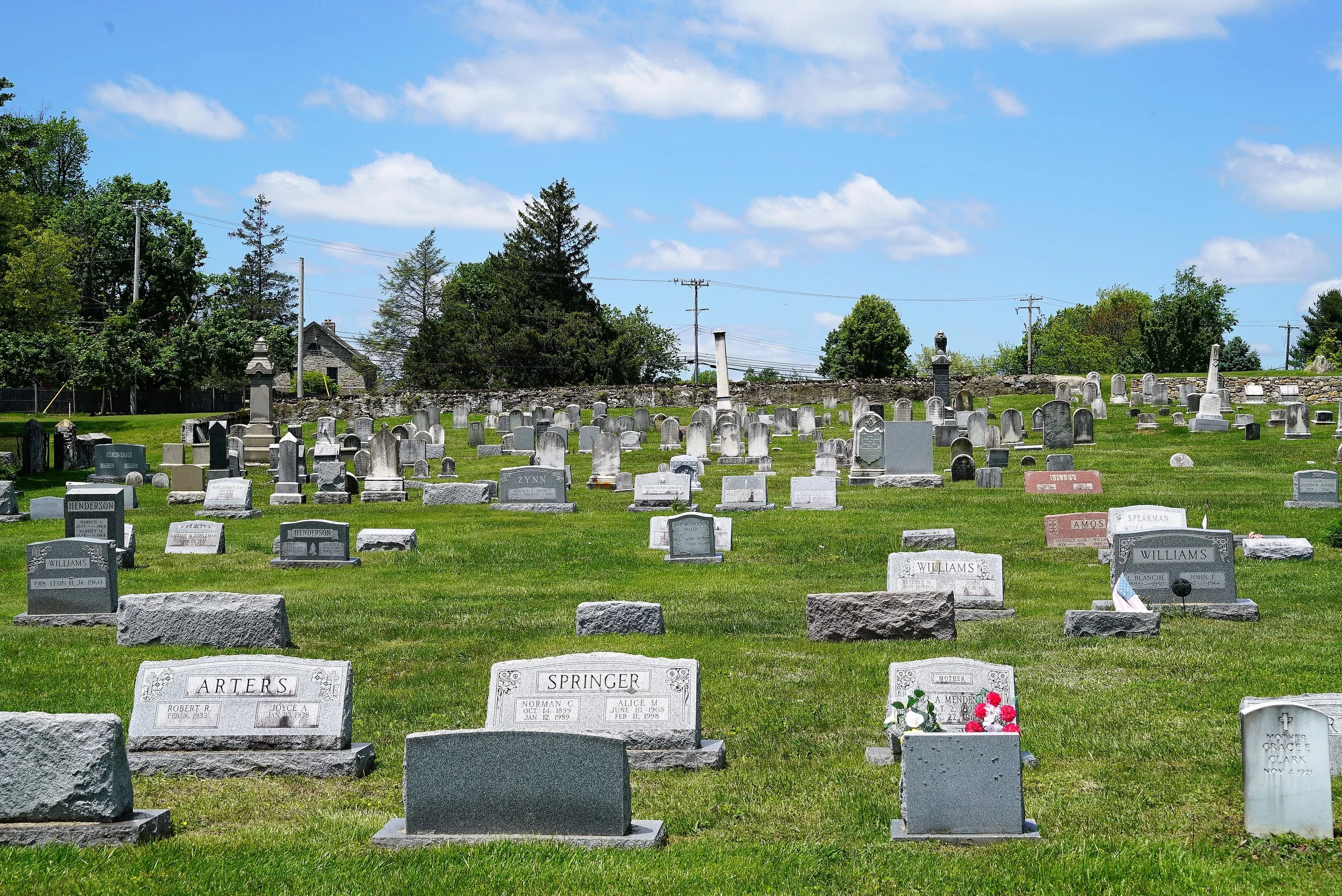 East Brandywine Baptist Church Cemetery. Dowingtown, Pennsylvania.