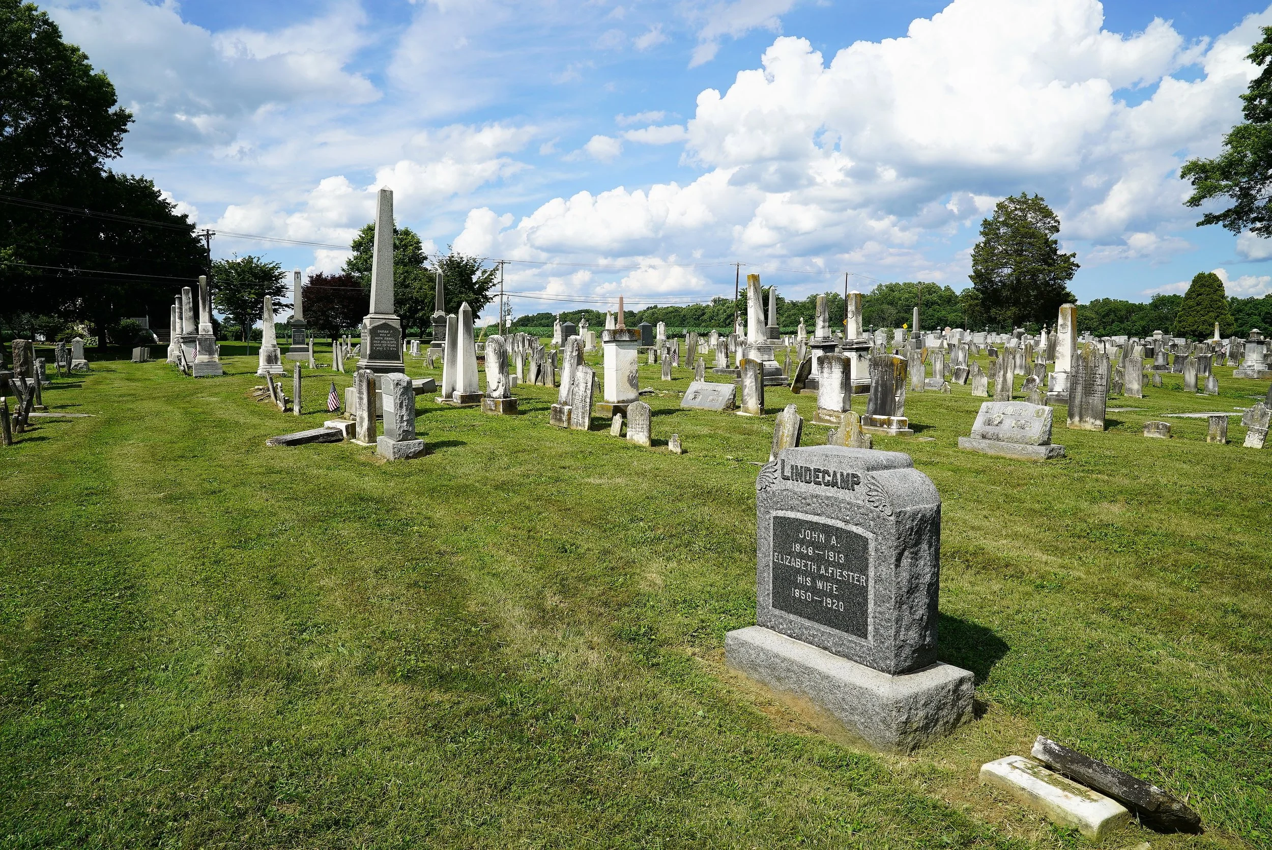 Manor Presbyterian Church Cemetery. Cochranville, Pennsylvania.
