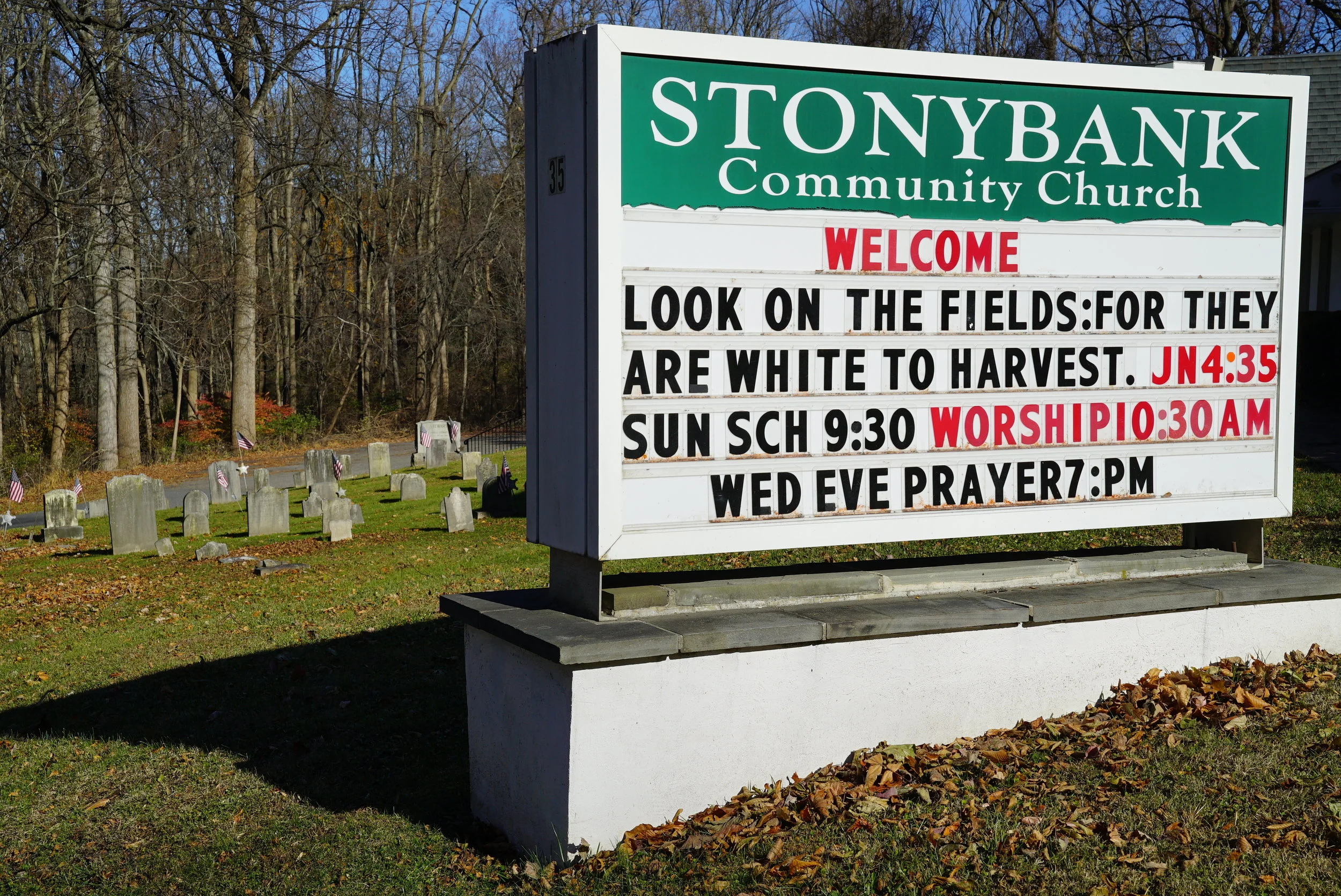 Stonybank Community Church Cemetery - Glen Mills, Pennsylvania