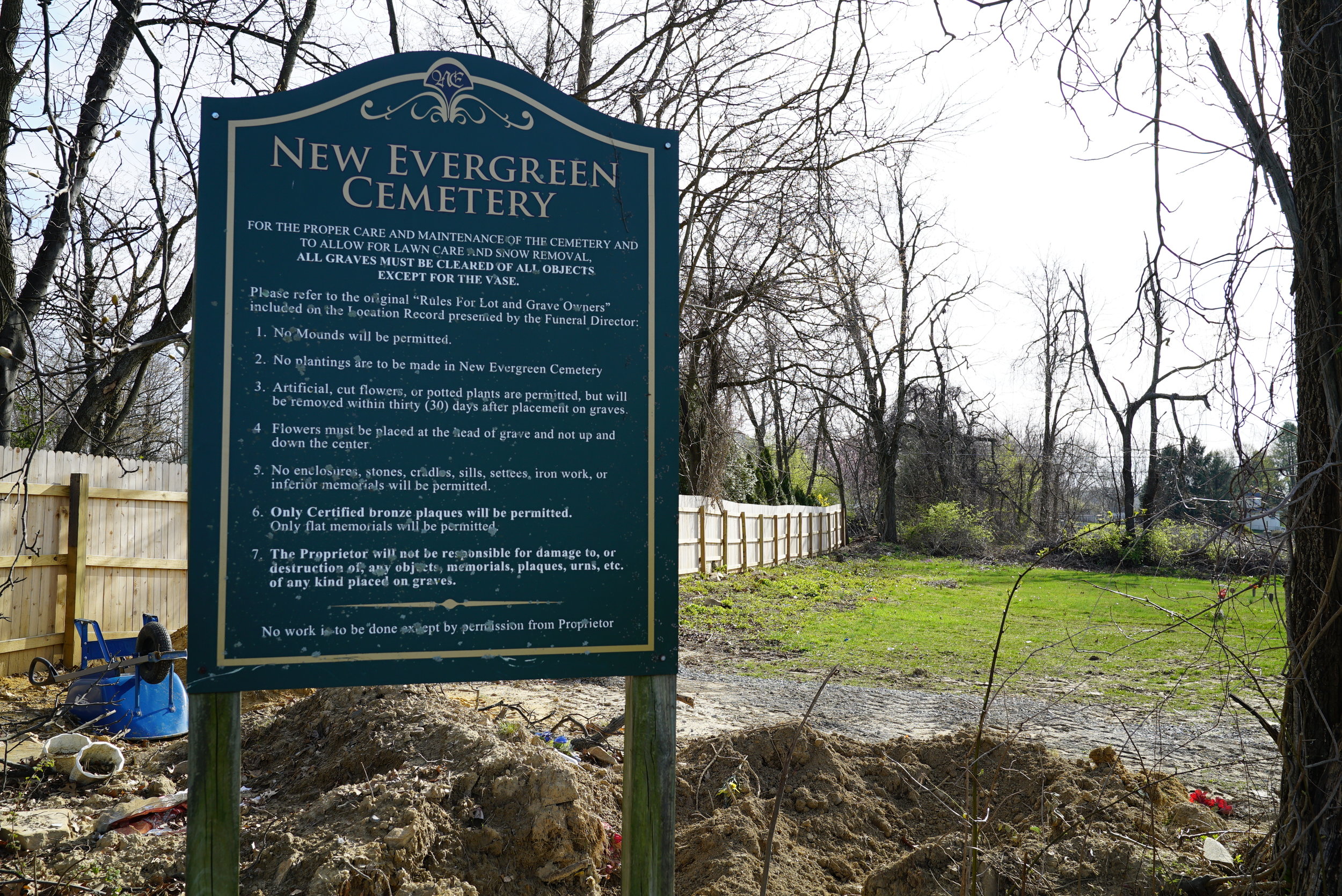 New Evergreen Cemetery - Coatesville, Pennsylvania