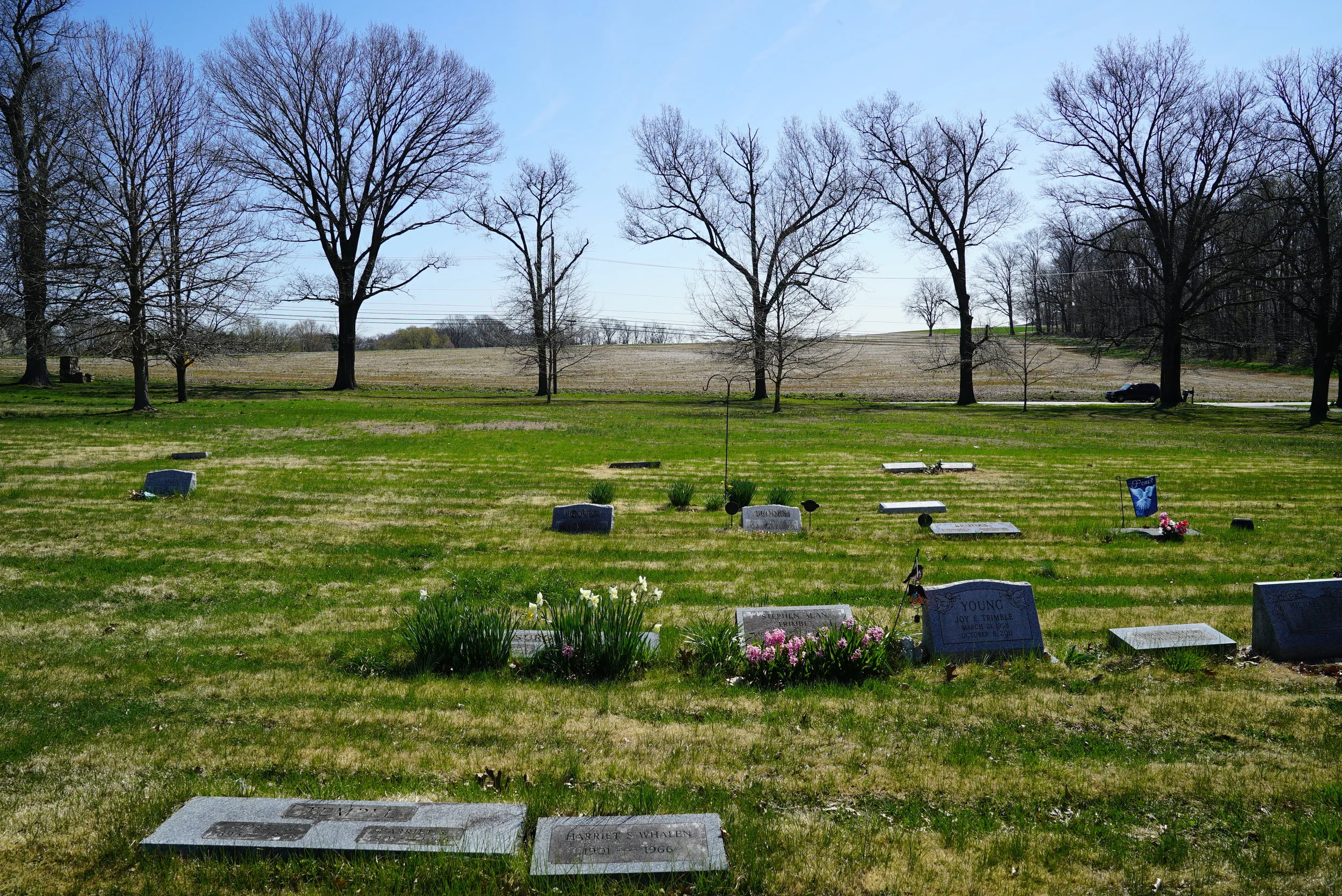 New Garden Friends Meeting Cemetery. Toughkenamon, Pennsylvania.