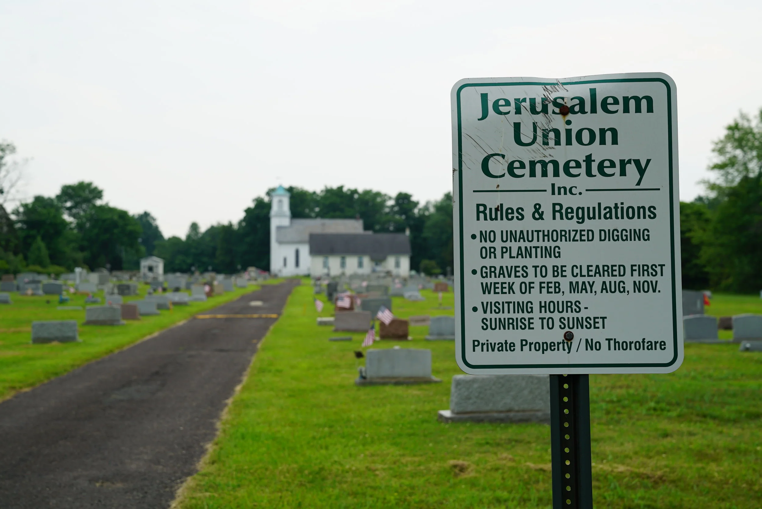 Jerusalem Union Cemetery &amp; The Angel Garden - Sellersville, Pennsylvania