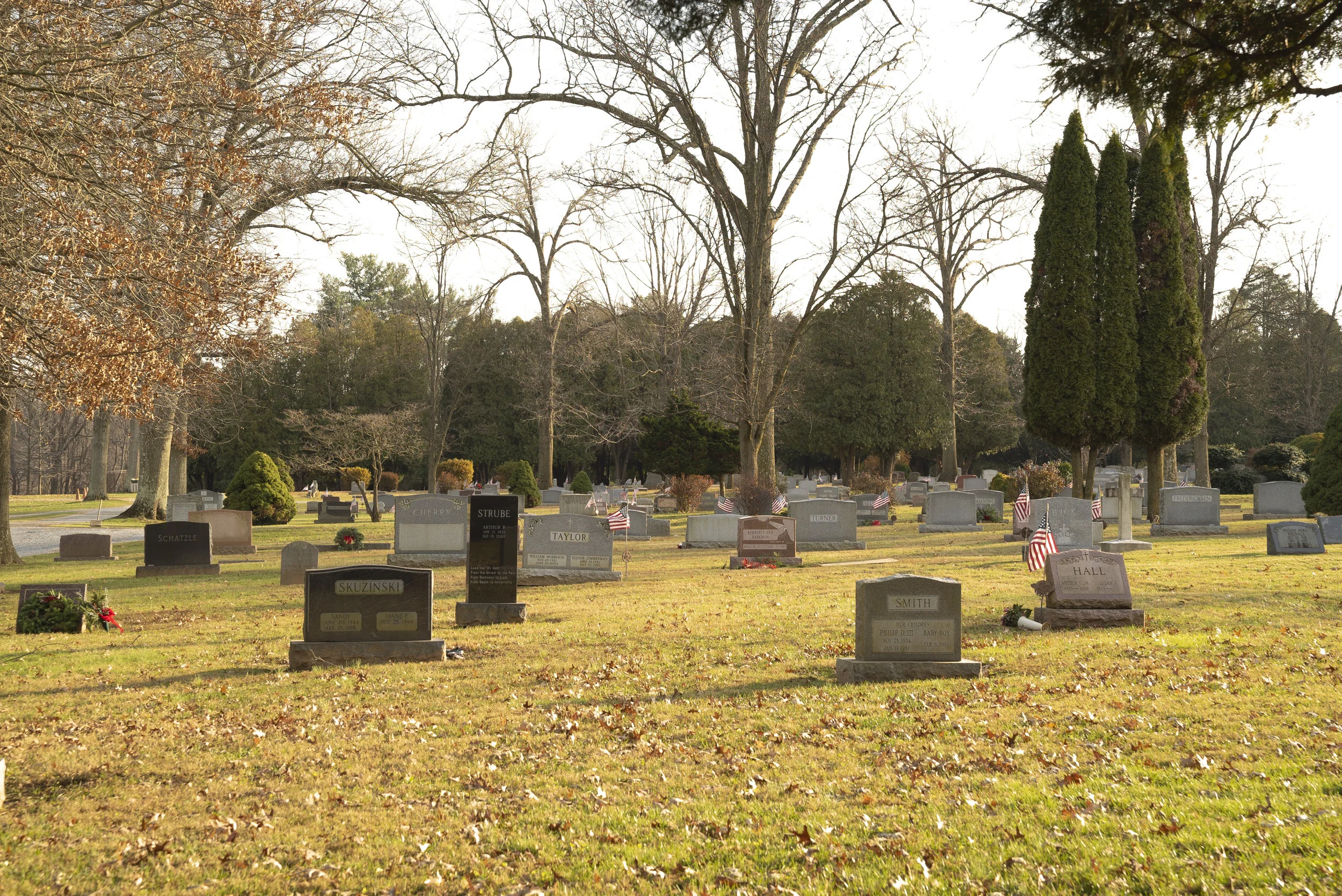 Birmingham Lafayette Cemetery - West Chester, Pennsylvania. December 6, 2018.